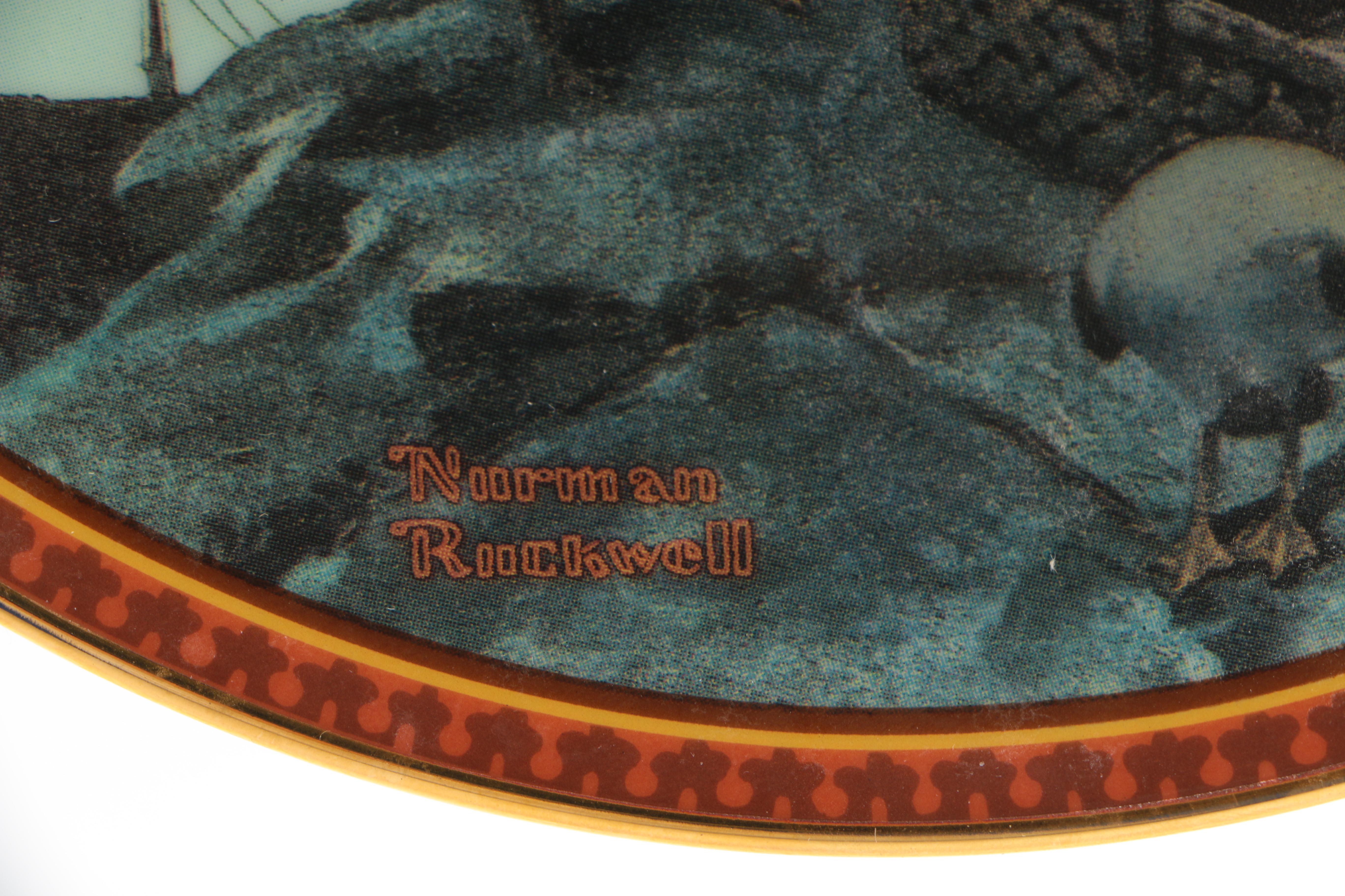 Norman Rockwell "Treasured Memory"  Plates