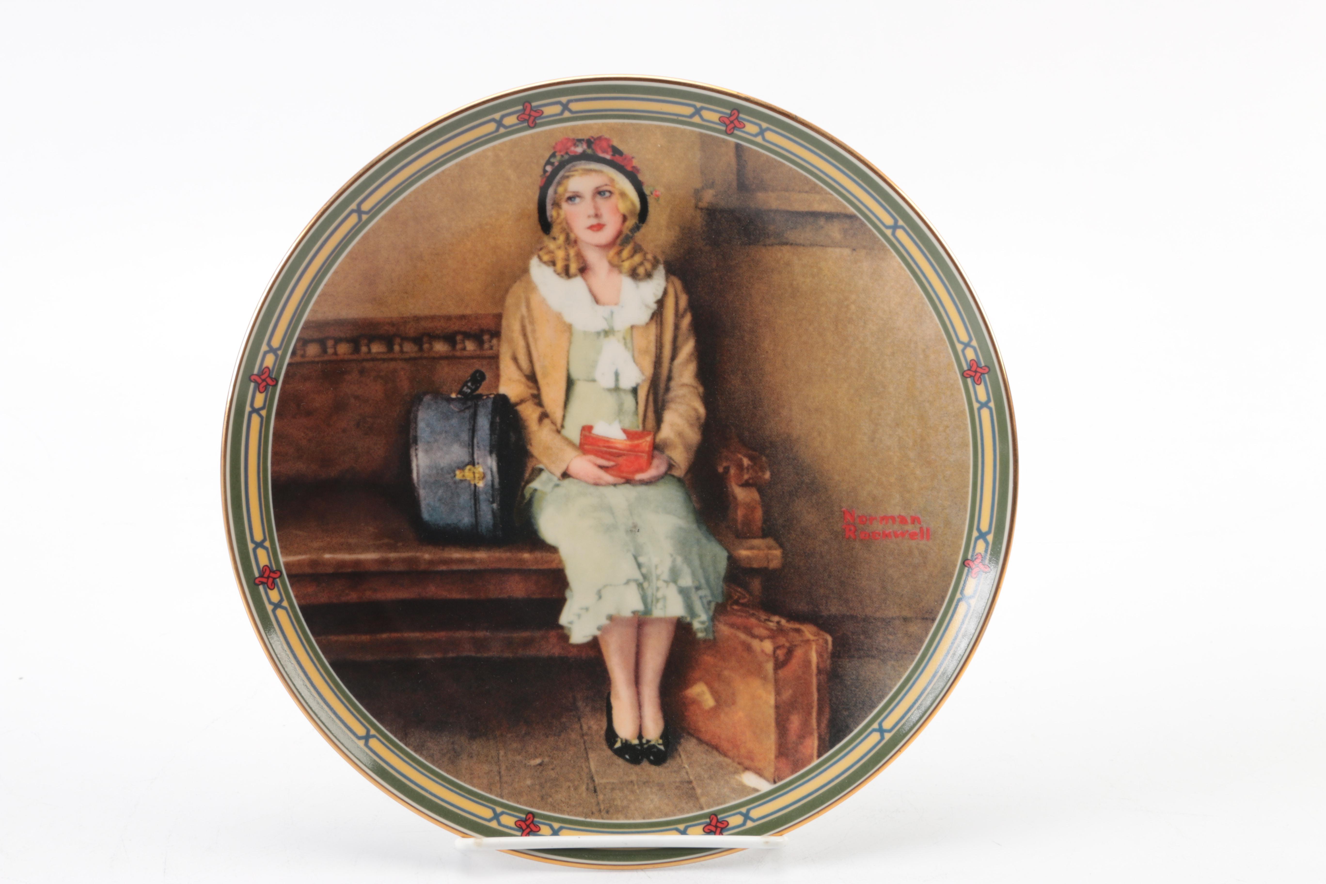 Edwin M. Knowles "Rockwell's American Dream" Limited Edition Collector's Plates After Norman Rockwell