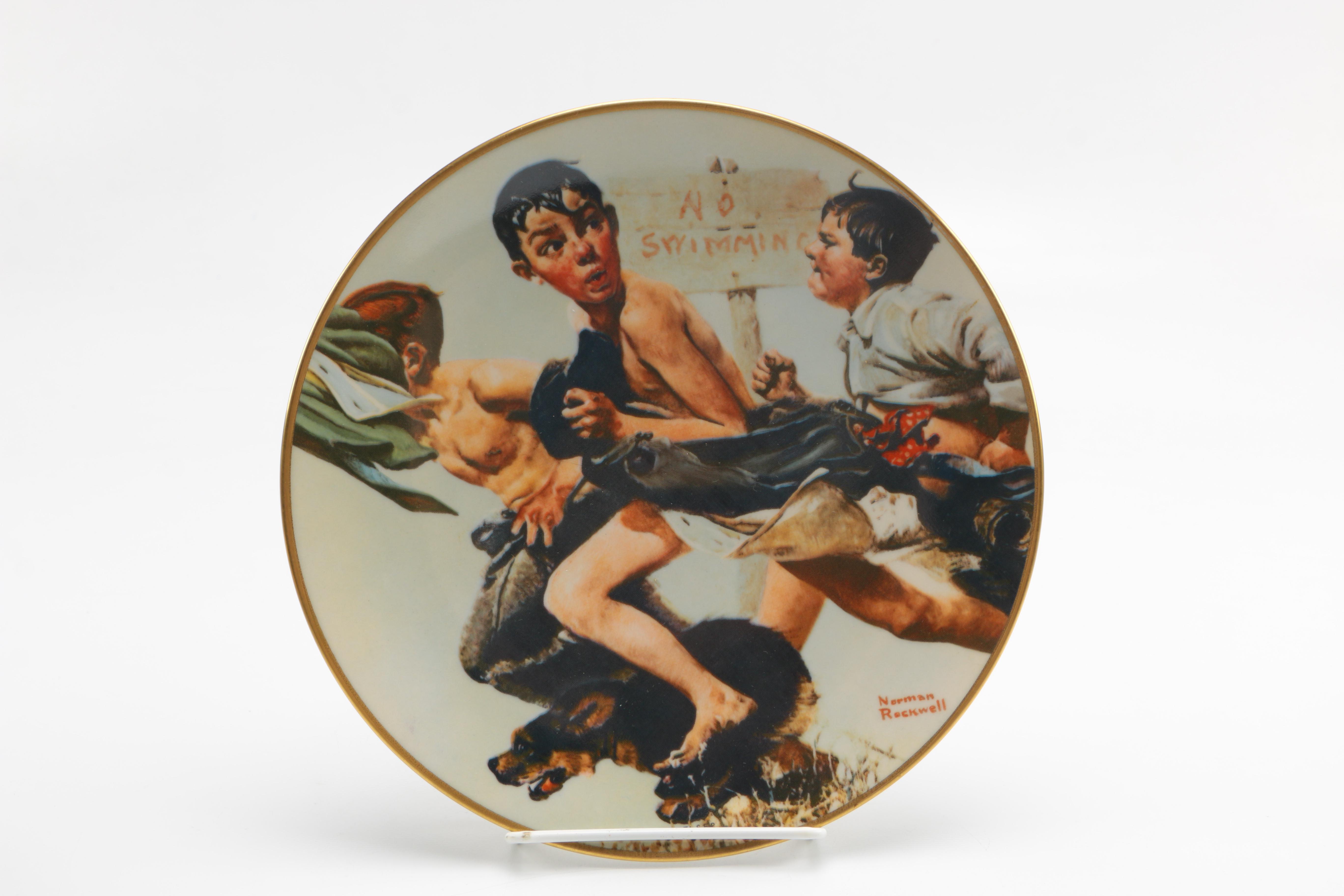 Edwin M. Knowles "Innocence and Experience" Limited Edition Collector's Plates After Norman Rockwell