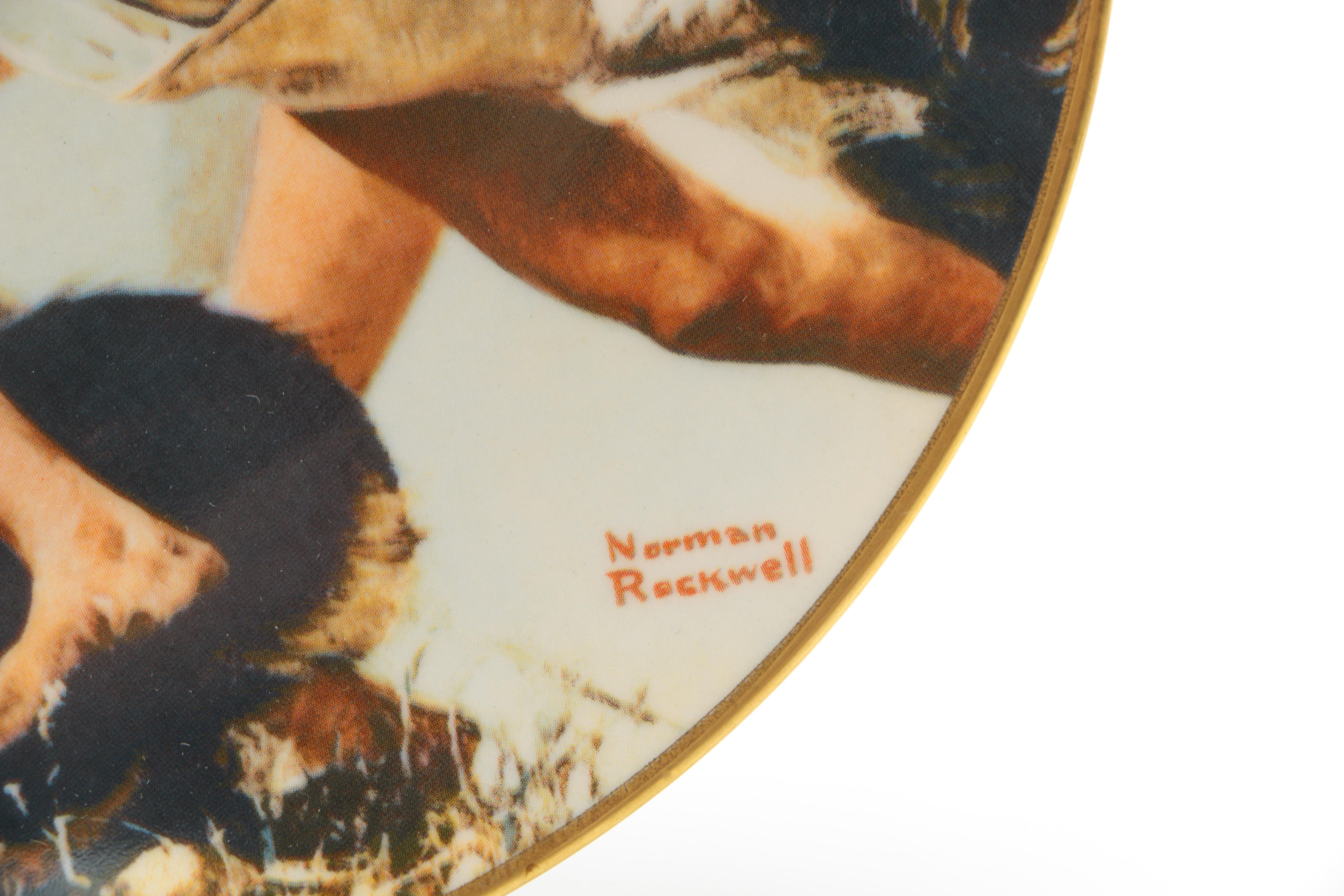 Edwin M. Knowles "Innocence and Experience" Limited Edition Collector's Plates After Norman Rockwell