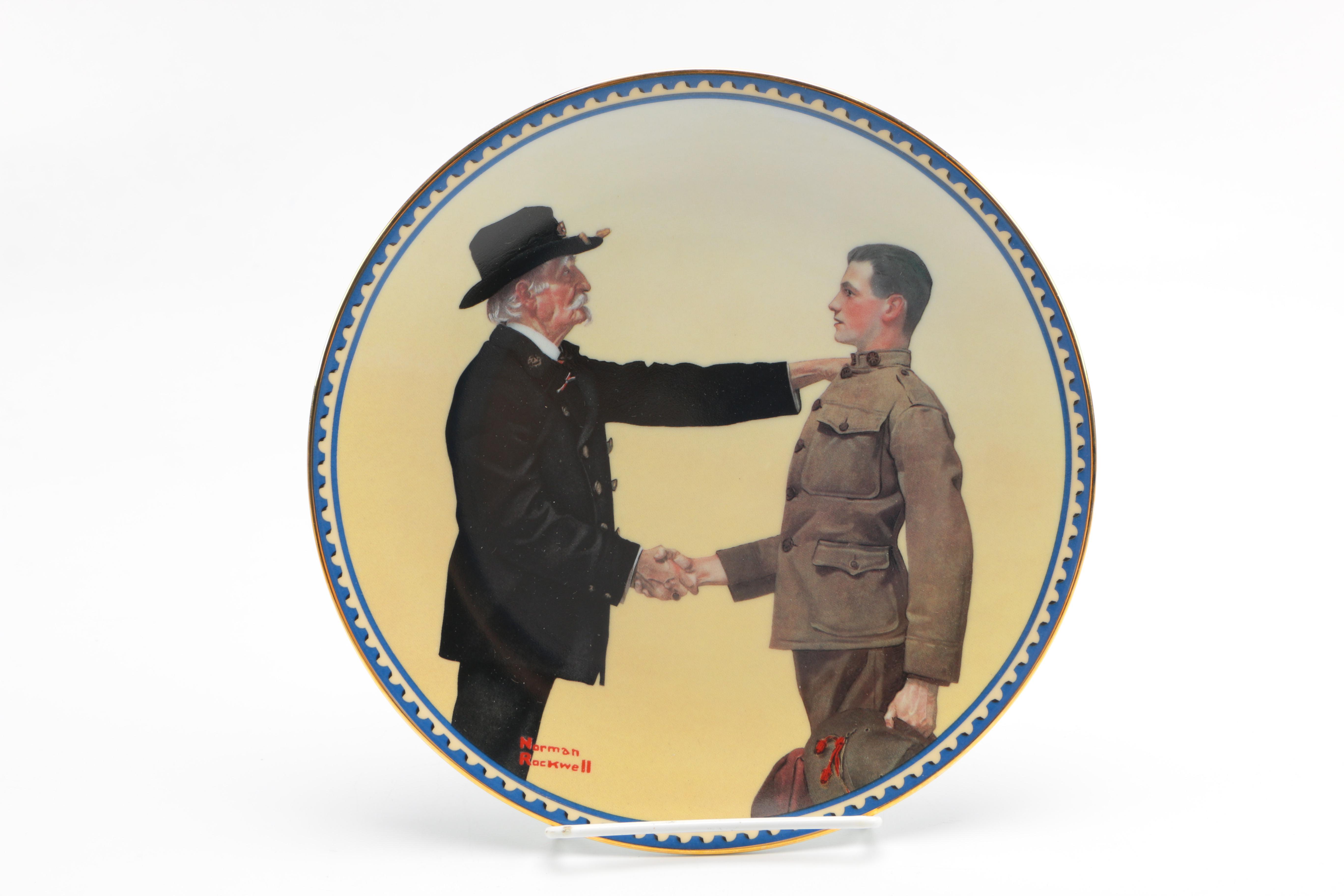 Edwin M. Knowles "Innocence and Experience" Limited Edition Collector's Plates After Norman Rockwell