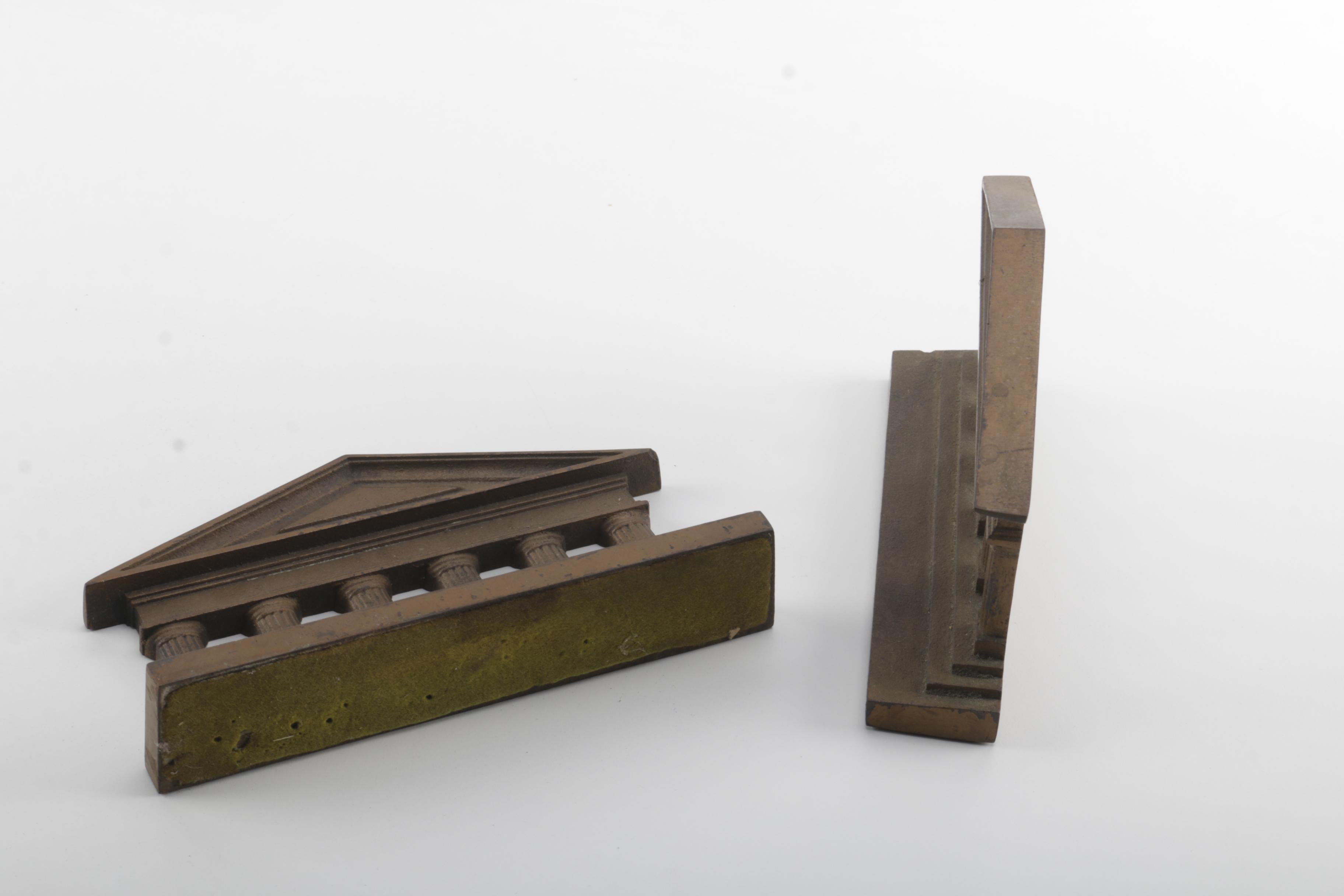 Metal Column Bookends