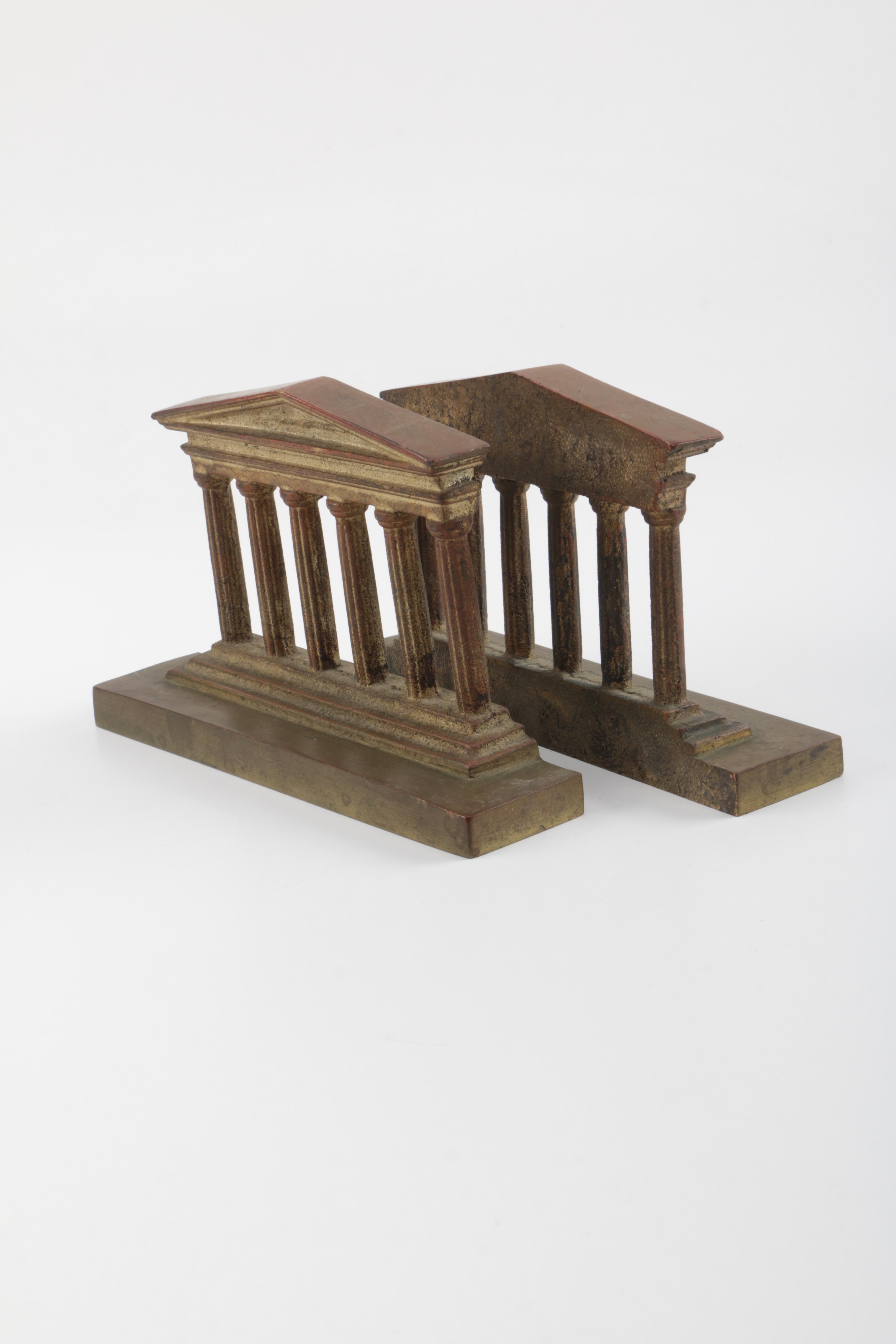 Greek Temple Bookends