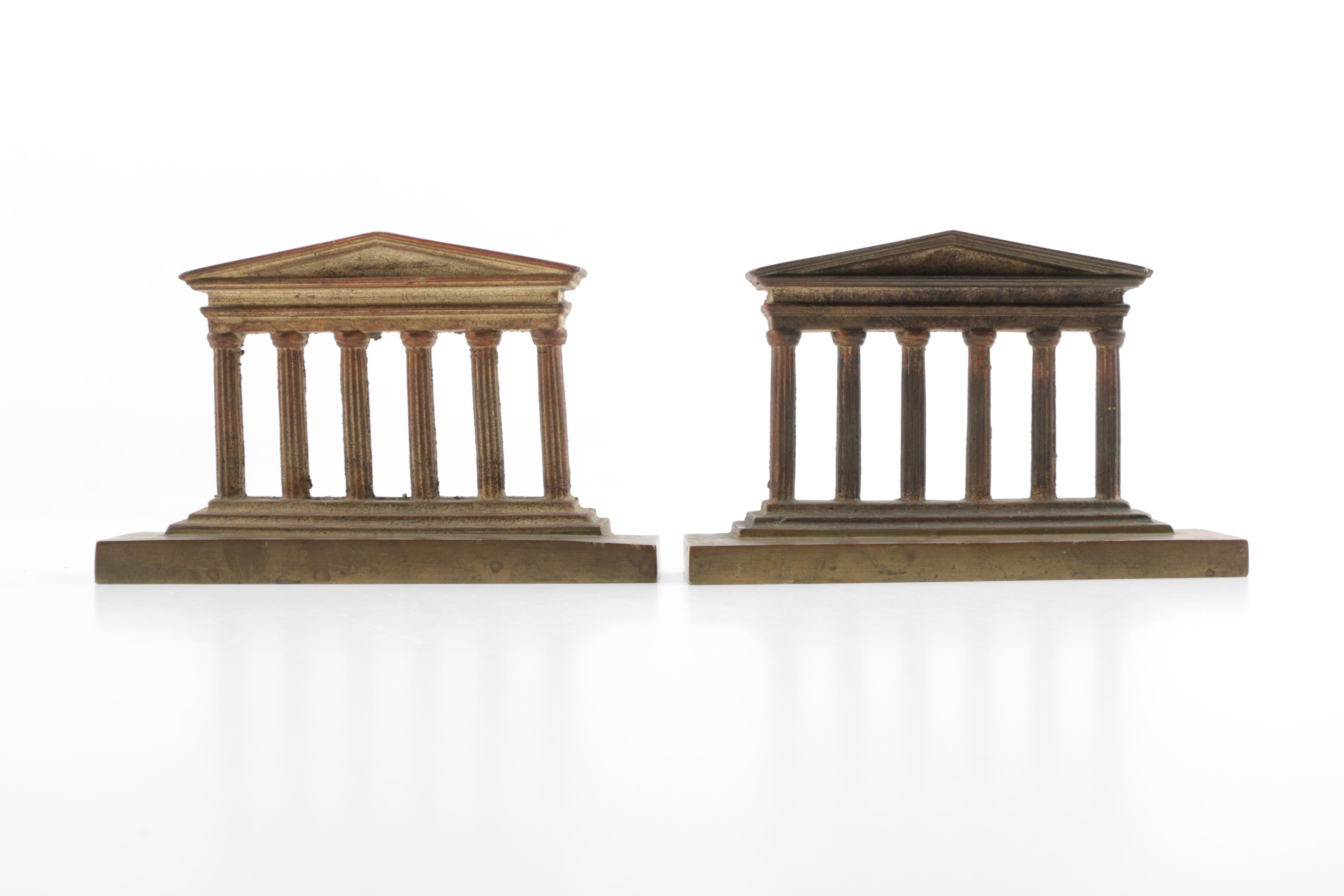 Greek Temple Bookends