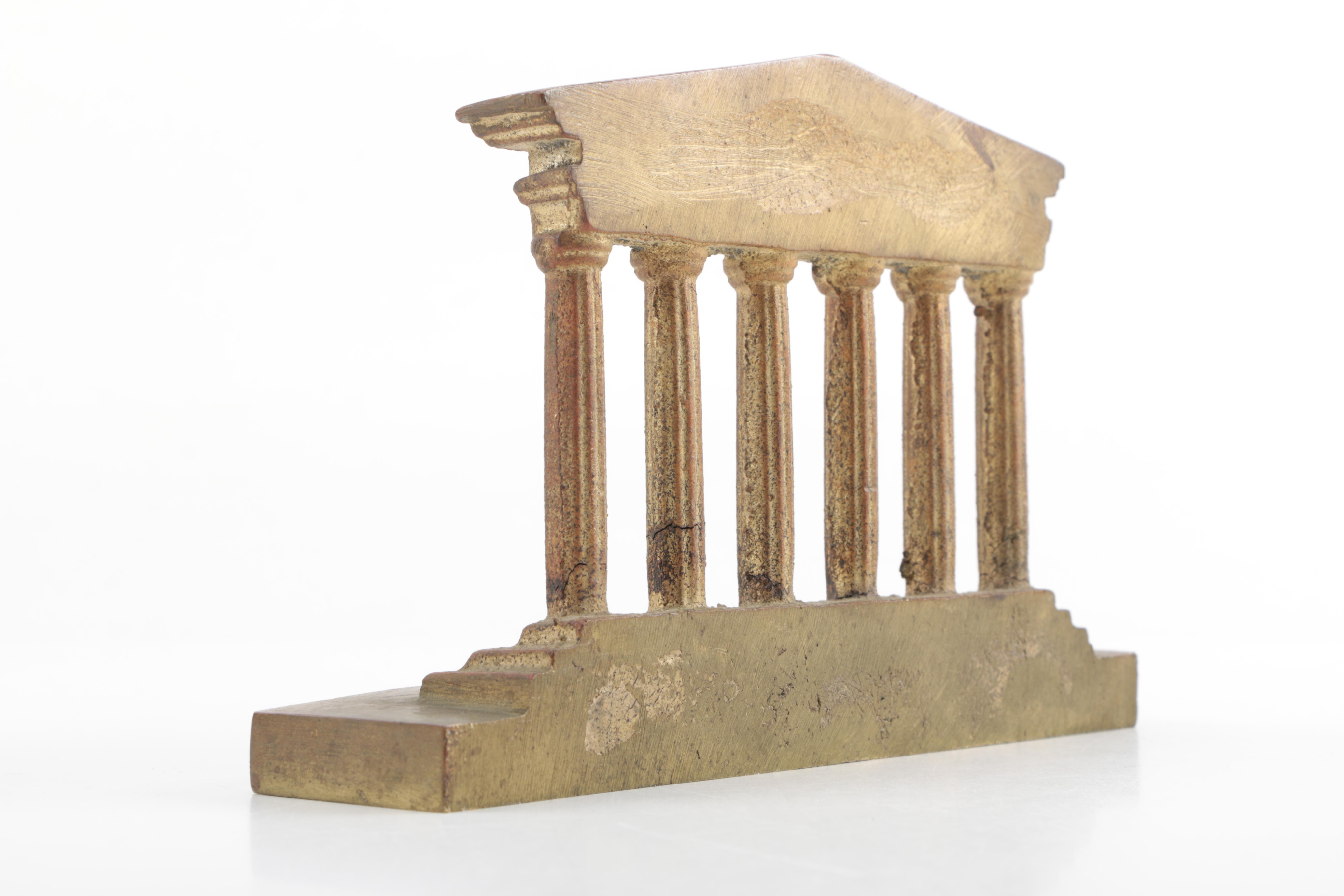Greek Temple Bookends