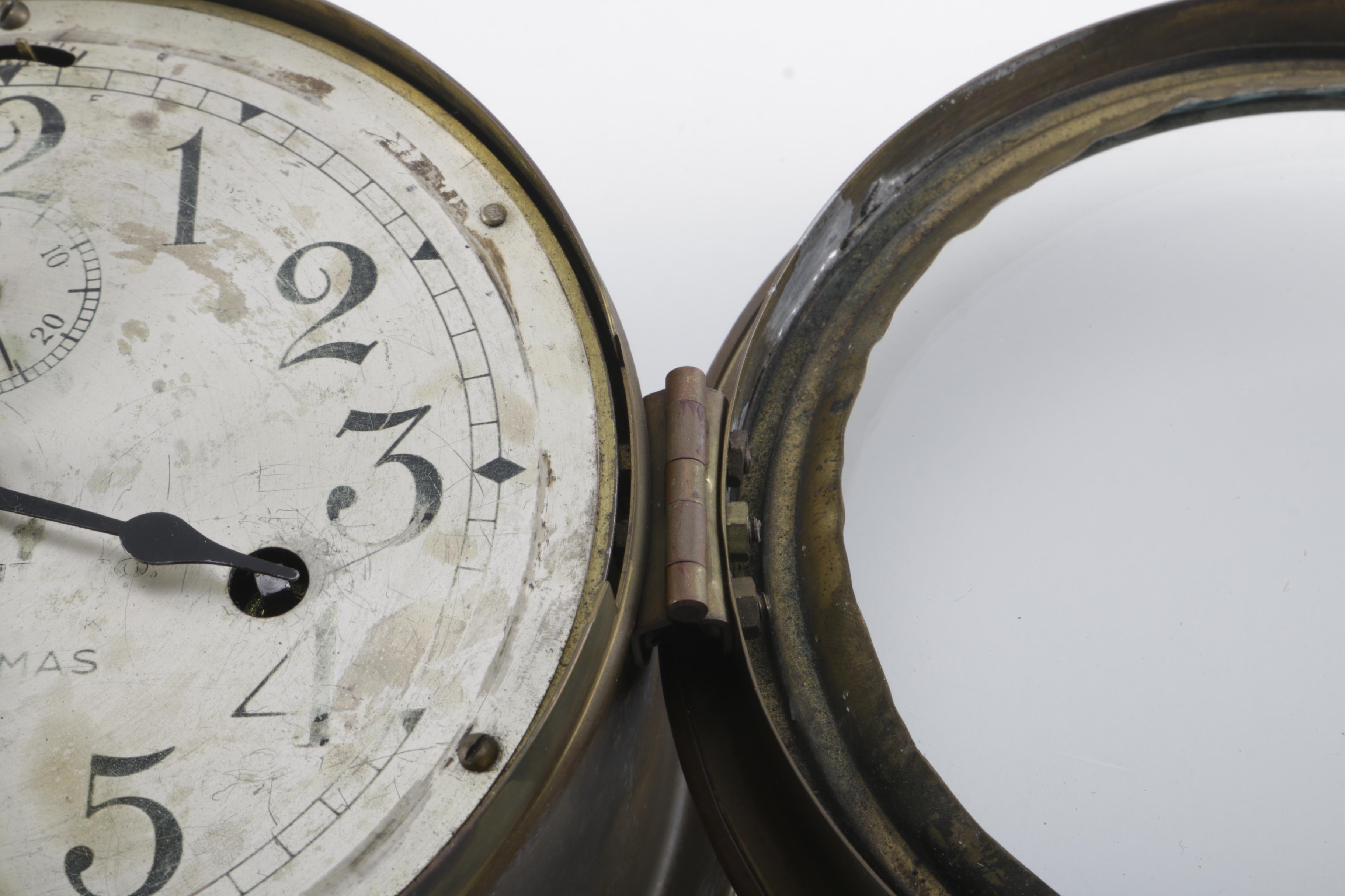 Seth Thomas Ship Clock Circa 1930s