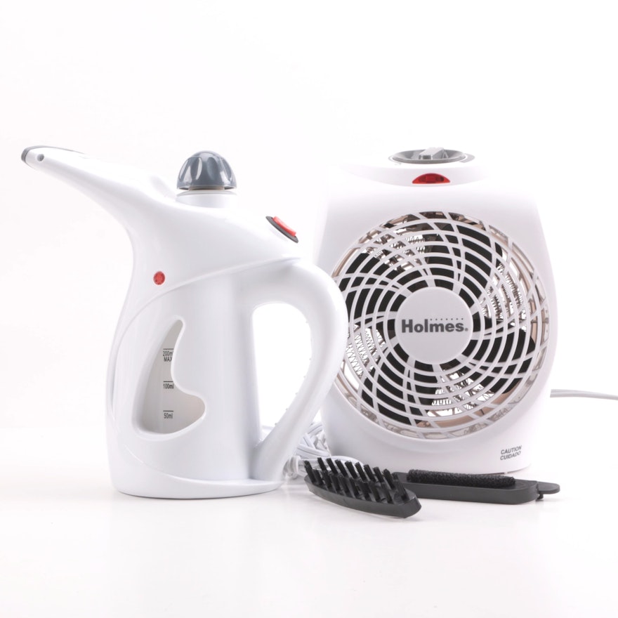 Compact Heater and Garment Steamer