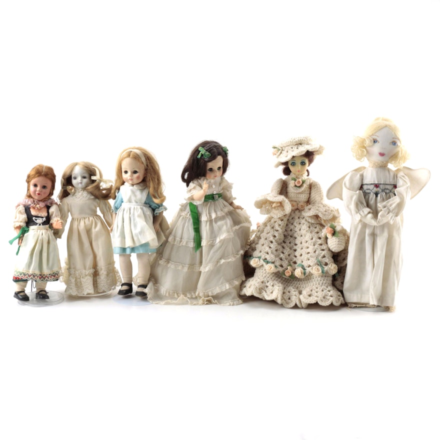 Porcelain and Cloth Dolls