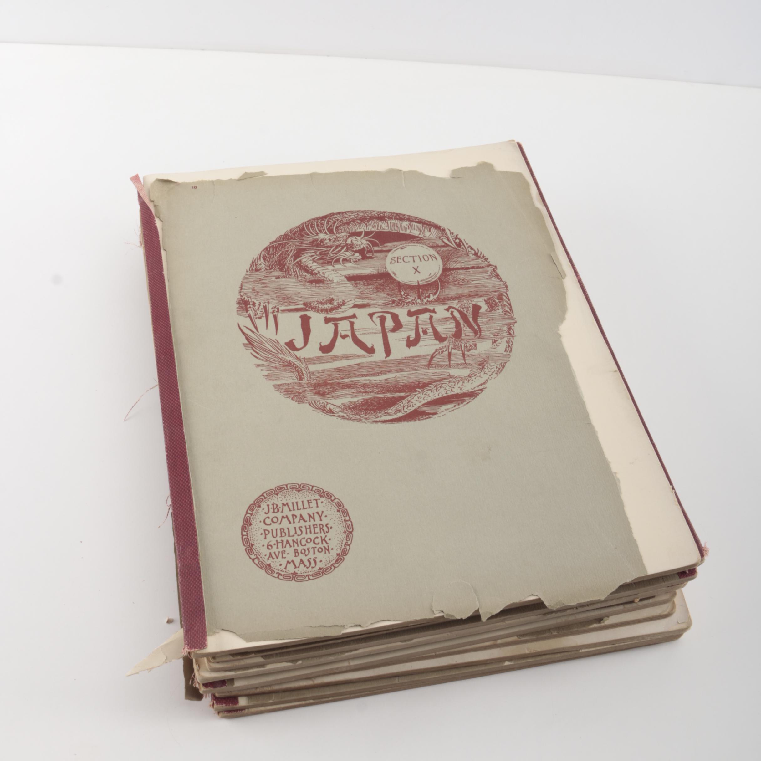 Antique Japan Described and Illustrated Books by J.B. Millet Co.