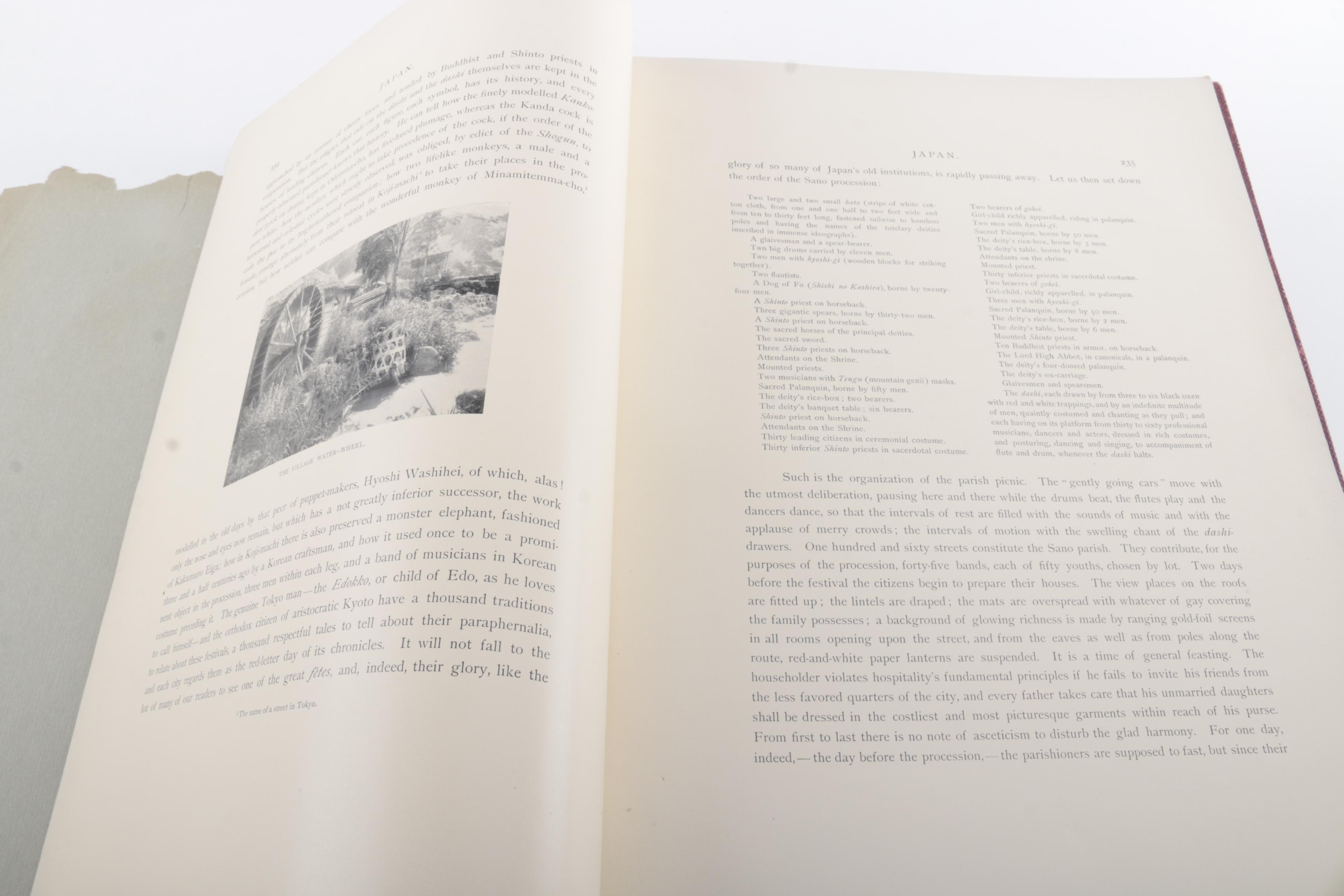 Antique Japan Described and Illustrated Books by J.B. Millet Co.