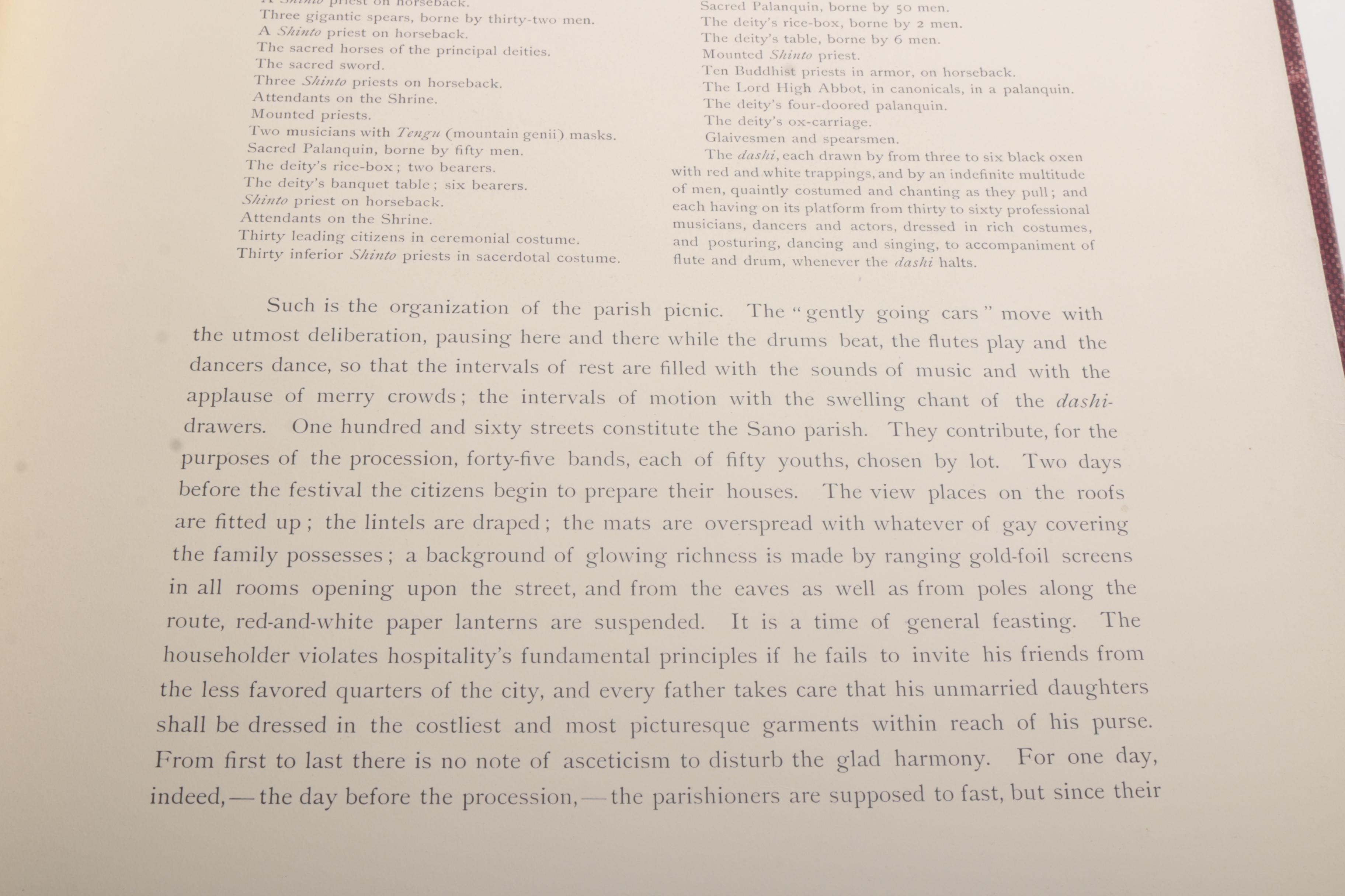 Antique Japan Described and Illustrated Books by J.B. Millet Co.
