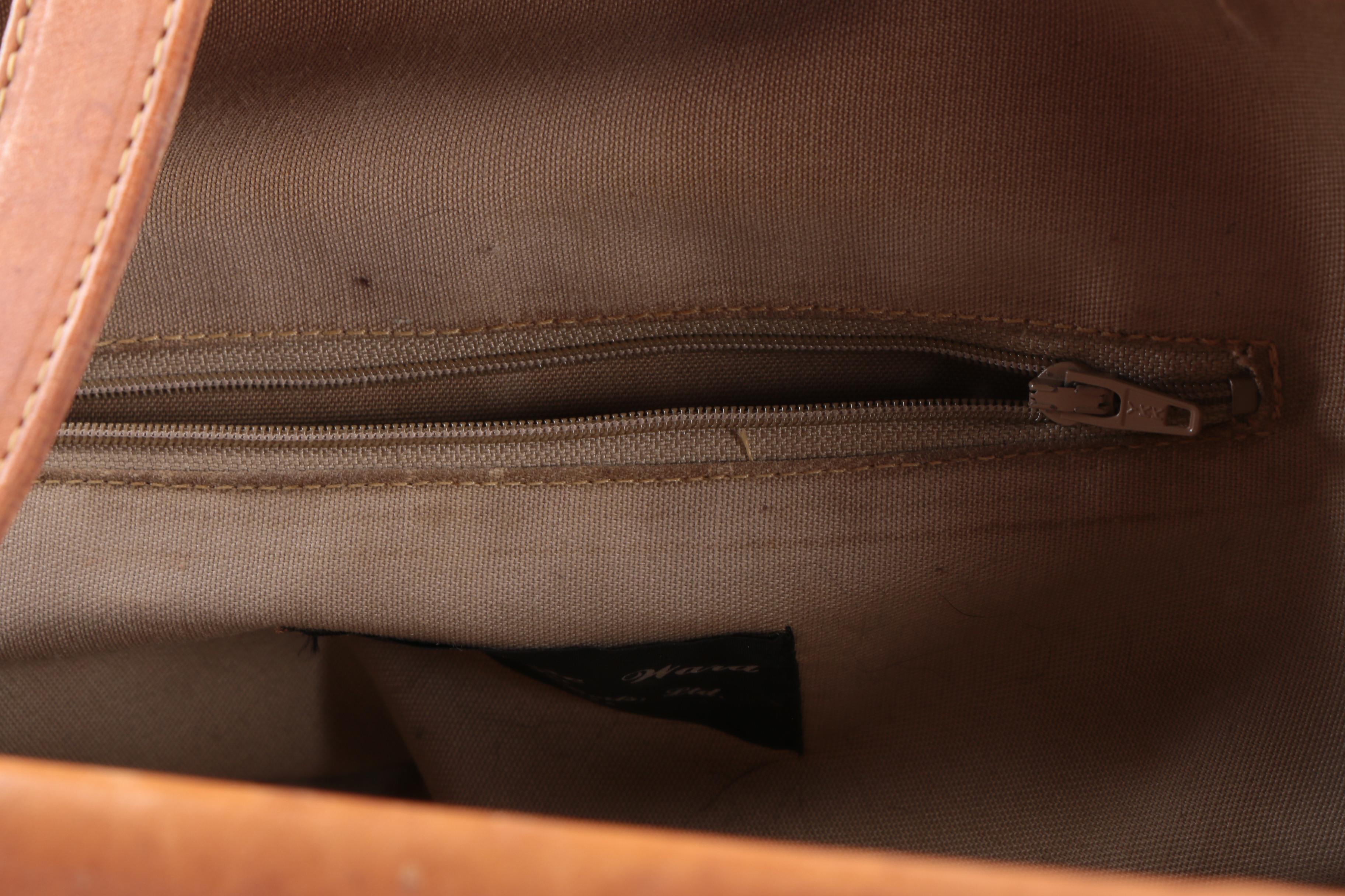 Vintage Leather Gladstone Bag by Katherine Ward