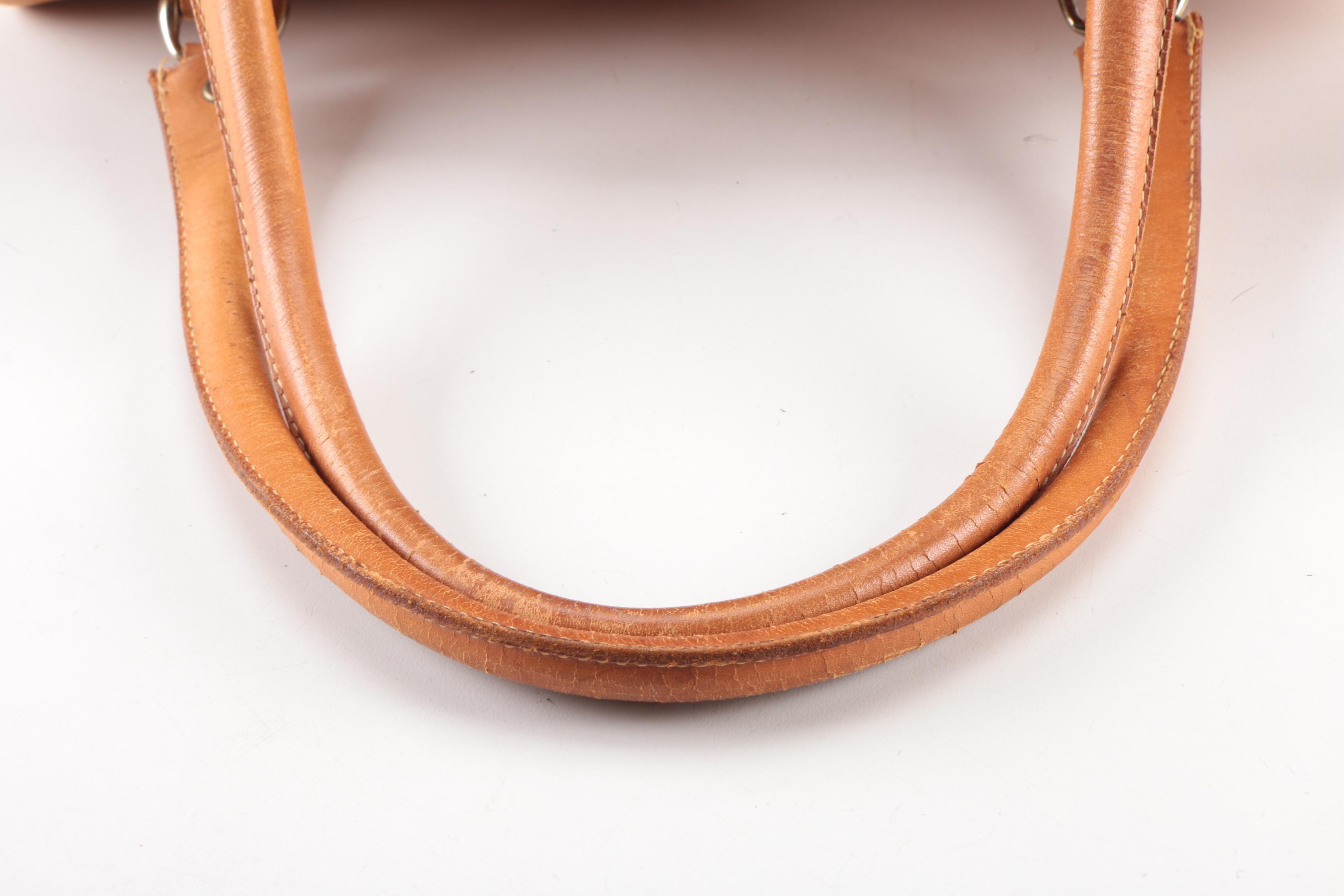 Vintage Leather Gladstone Bag by Katherine Ward