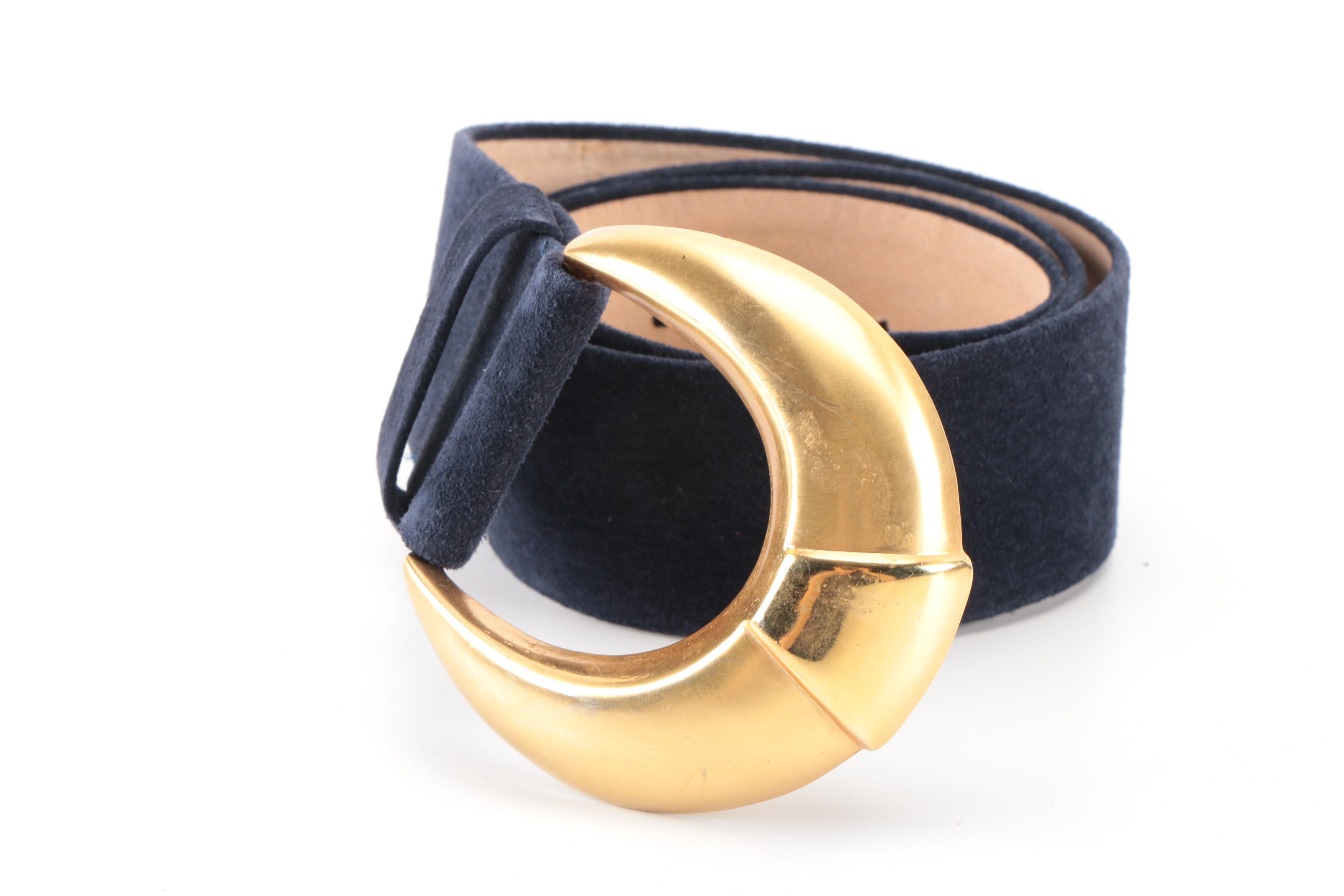 Leather and Suede Belts Including Anne Klein