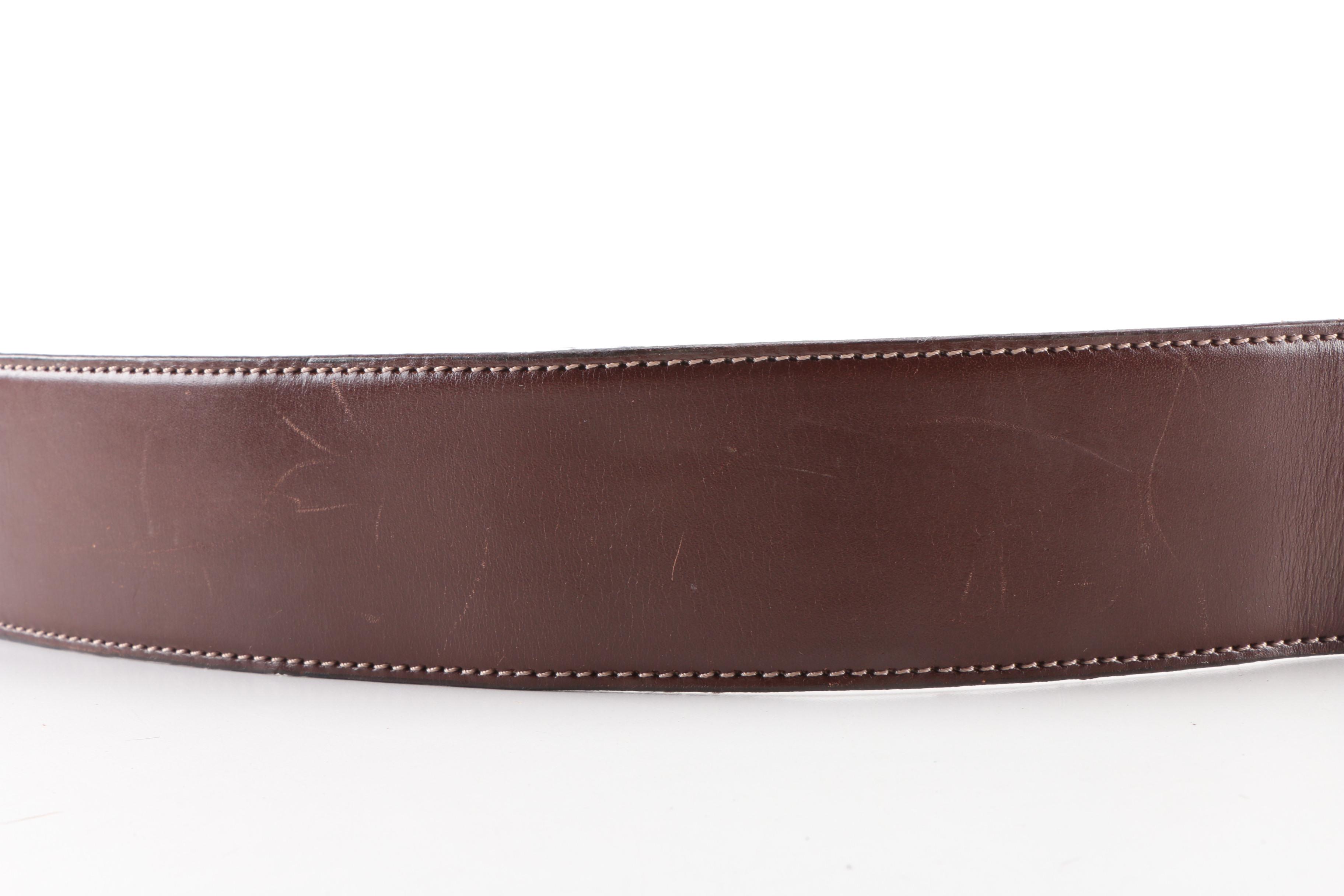 Leather and Suede Belts Including Anne Klein