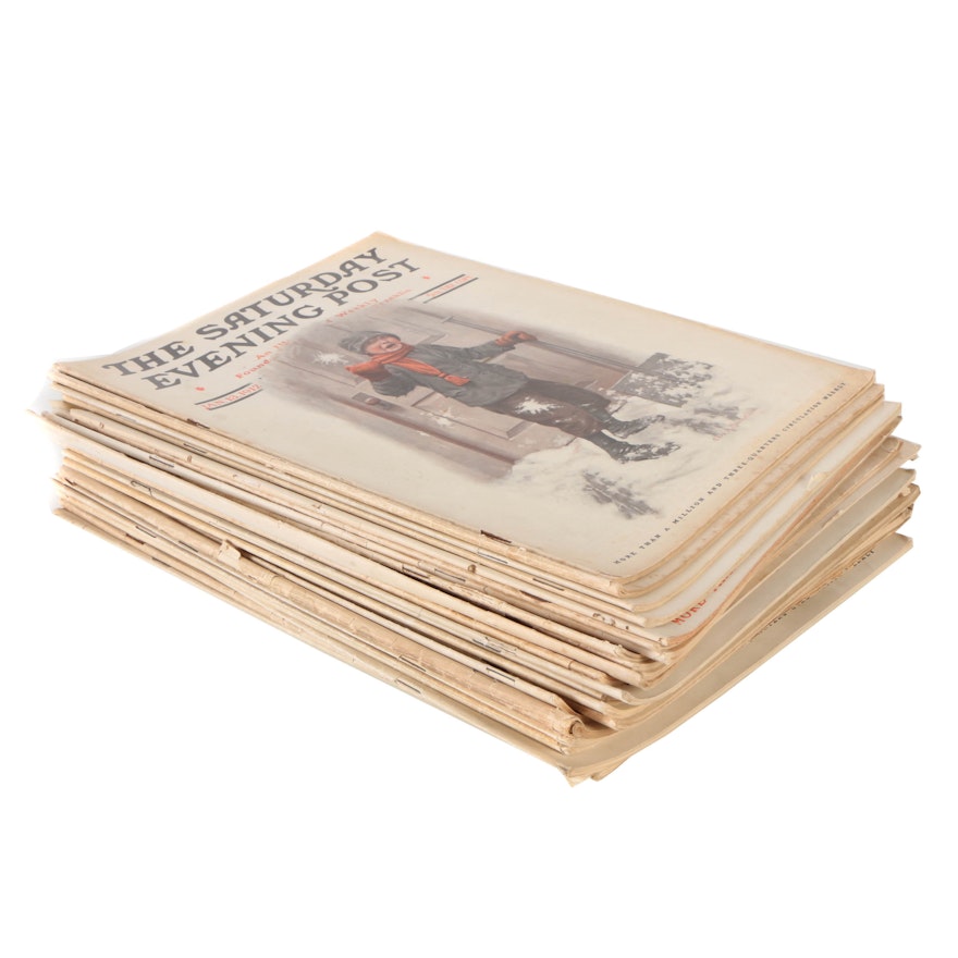 Collection of "The Saturday Evening Post" from 1912