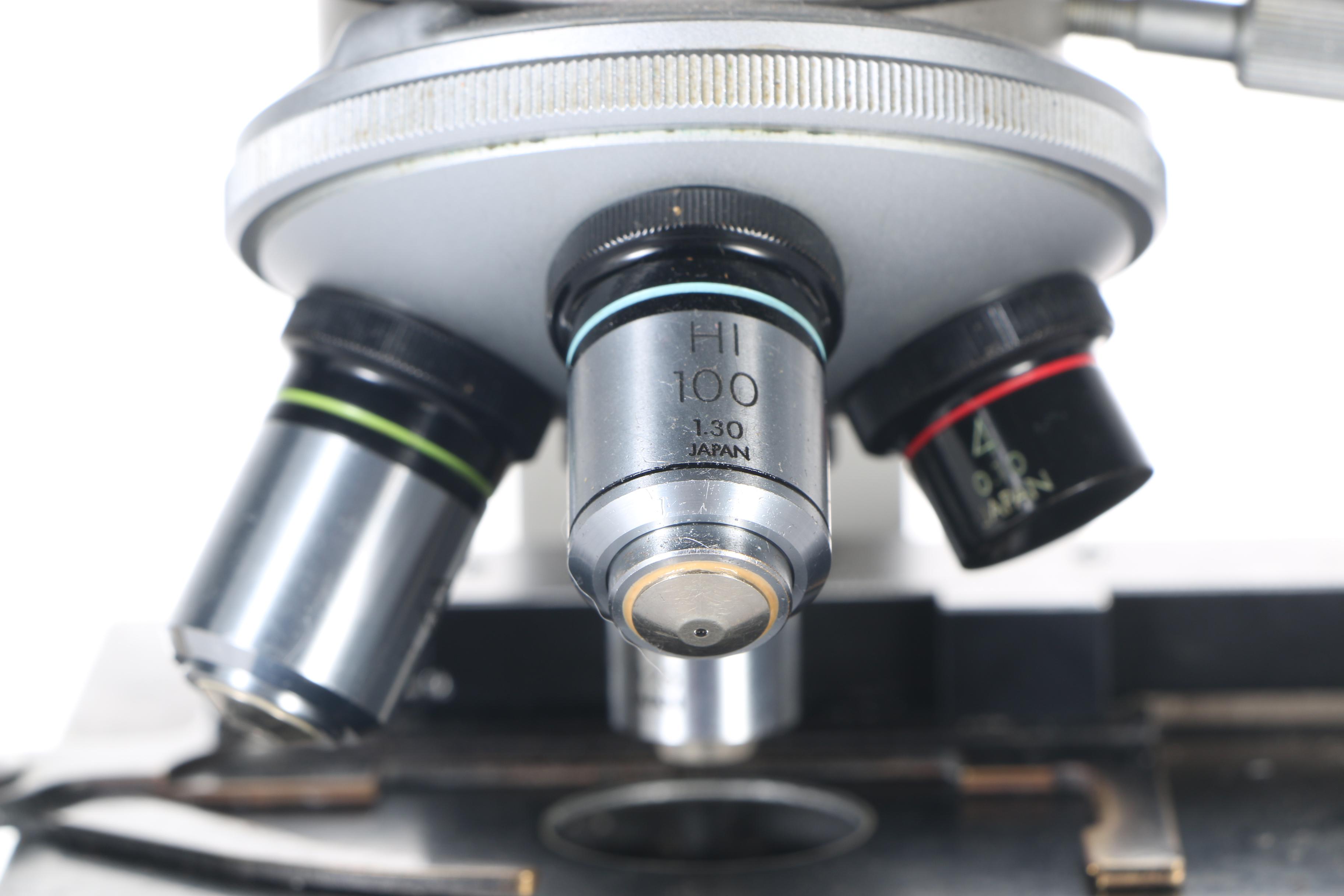 Vintage Olympus Microscope and Case