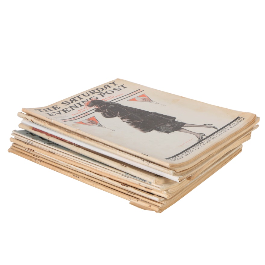 Collection of "The Saturday Evening Post" from the 1920s and 30s