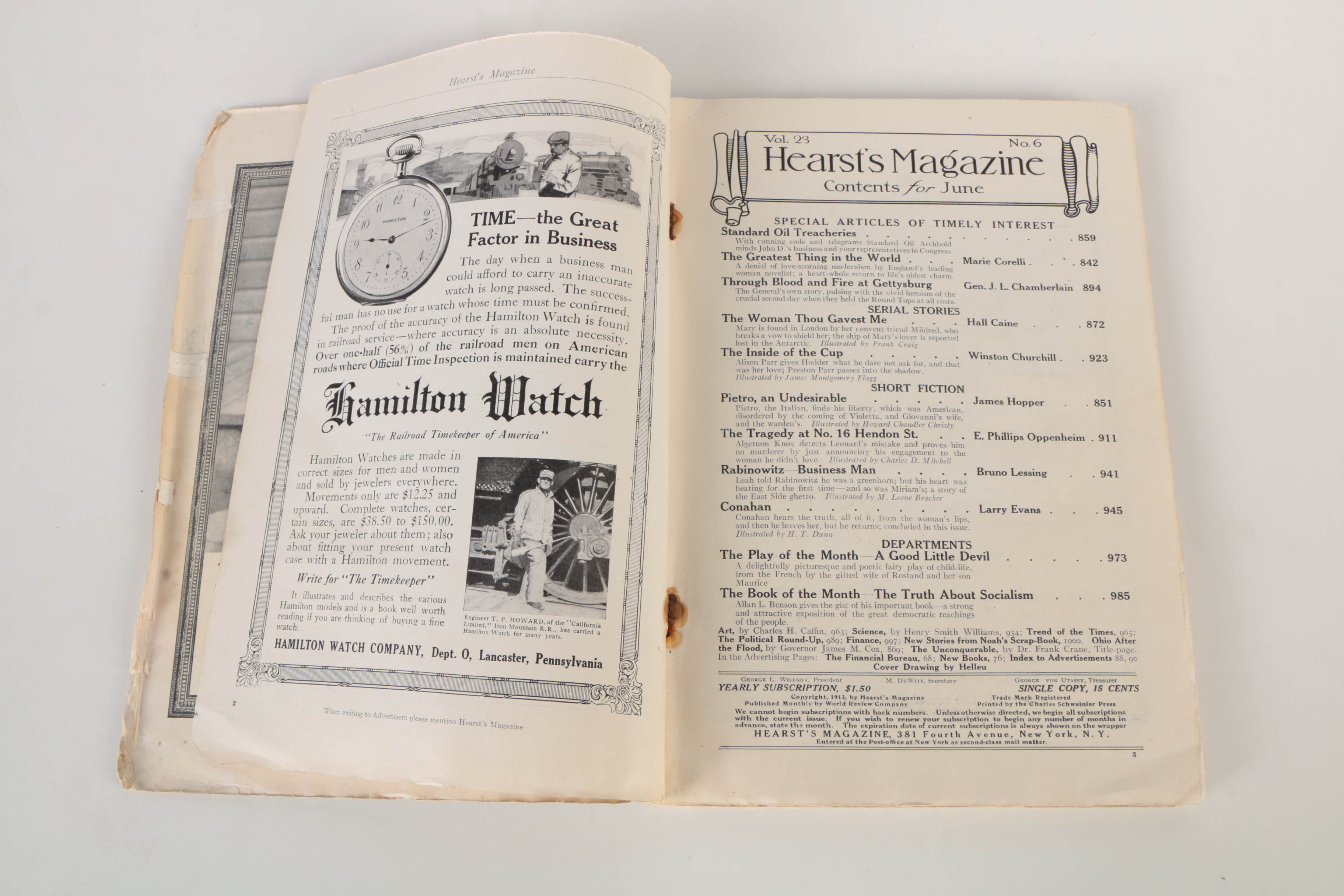 "Hearst's International" and "Cosmopolitan" Magazines