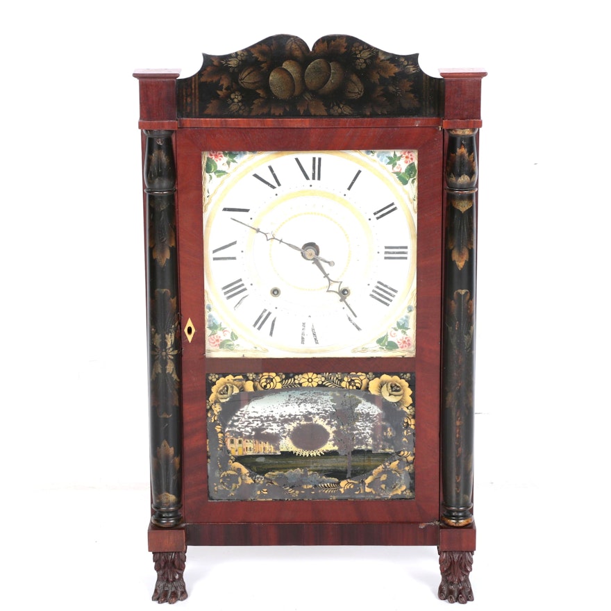 Antique Mantel Clock, Circa 1820-1860