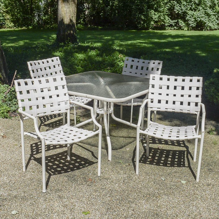 Vintage Patio Table and Chairs by Century