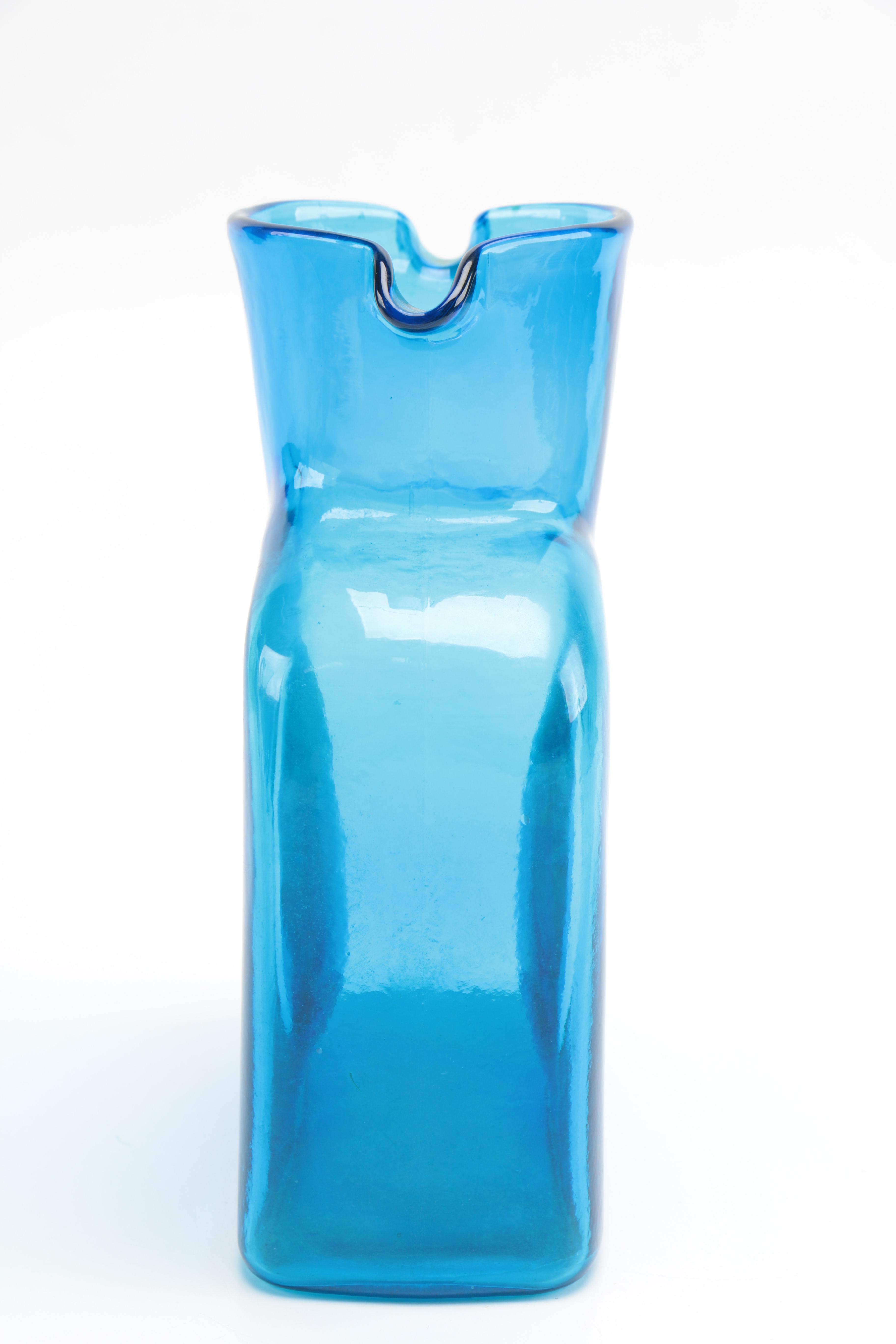 Blenko Art Glass Vases and Pitcher