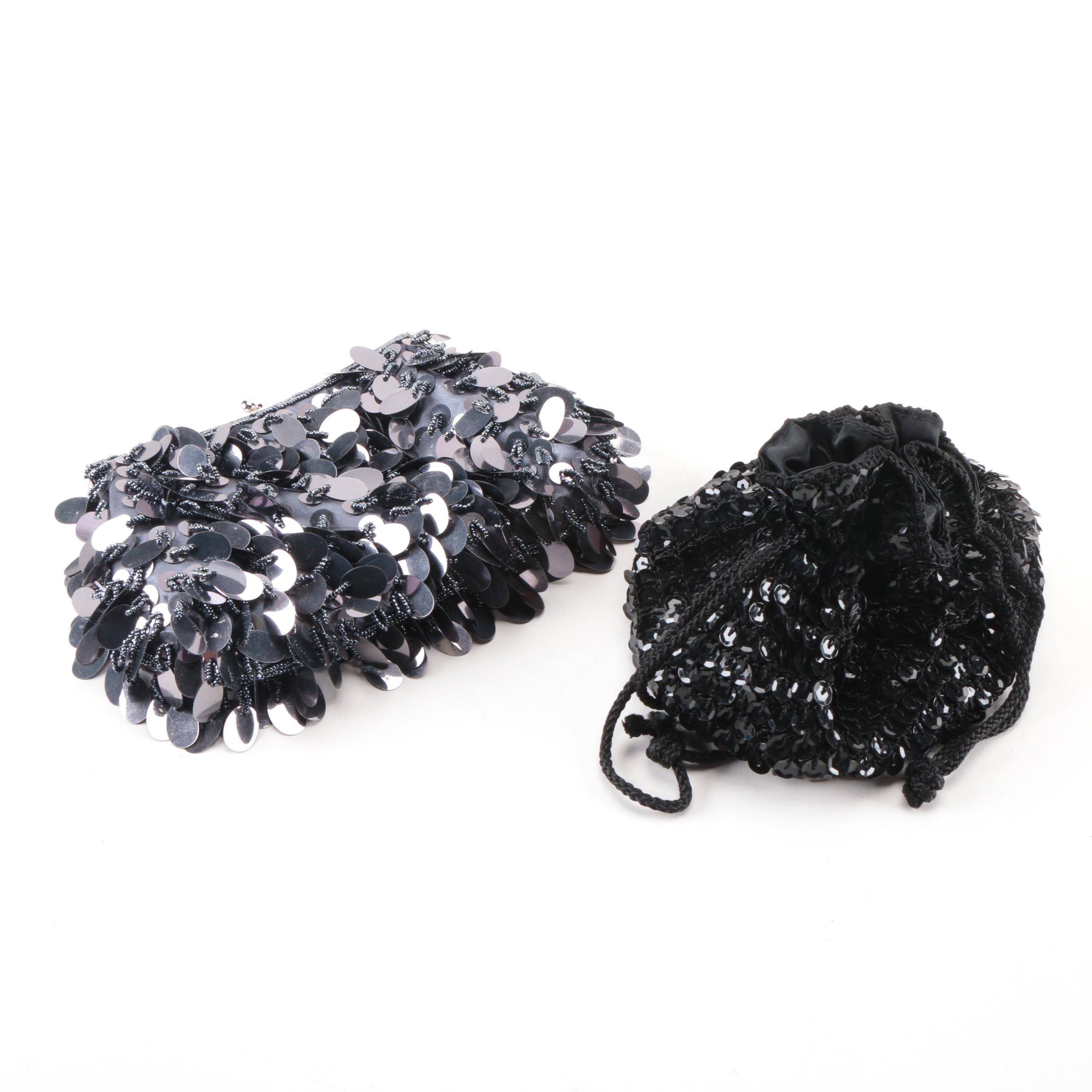 Two Sequined Evening Bags