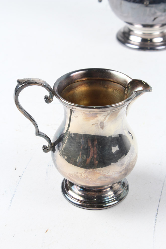 Wallace Silver Plate Tea and Coffee Serving Set