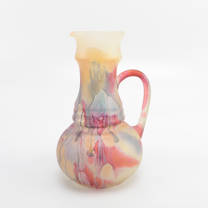 Art Glass Pitcher