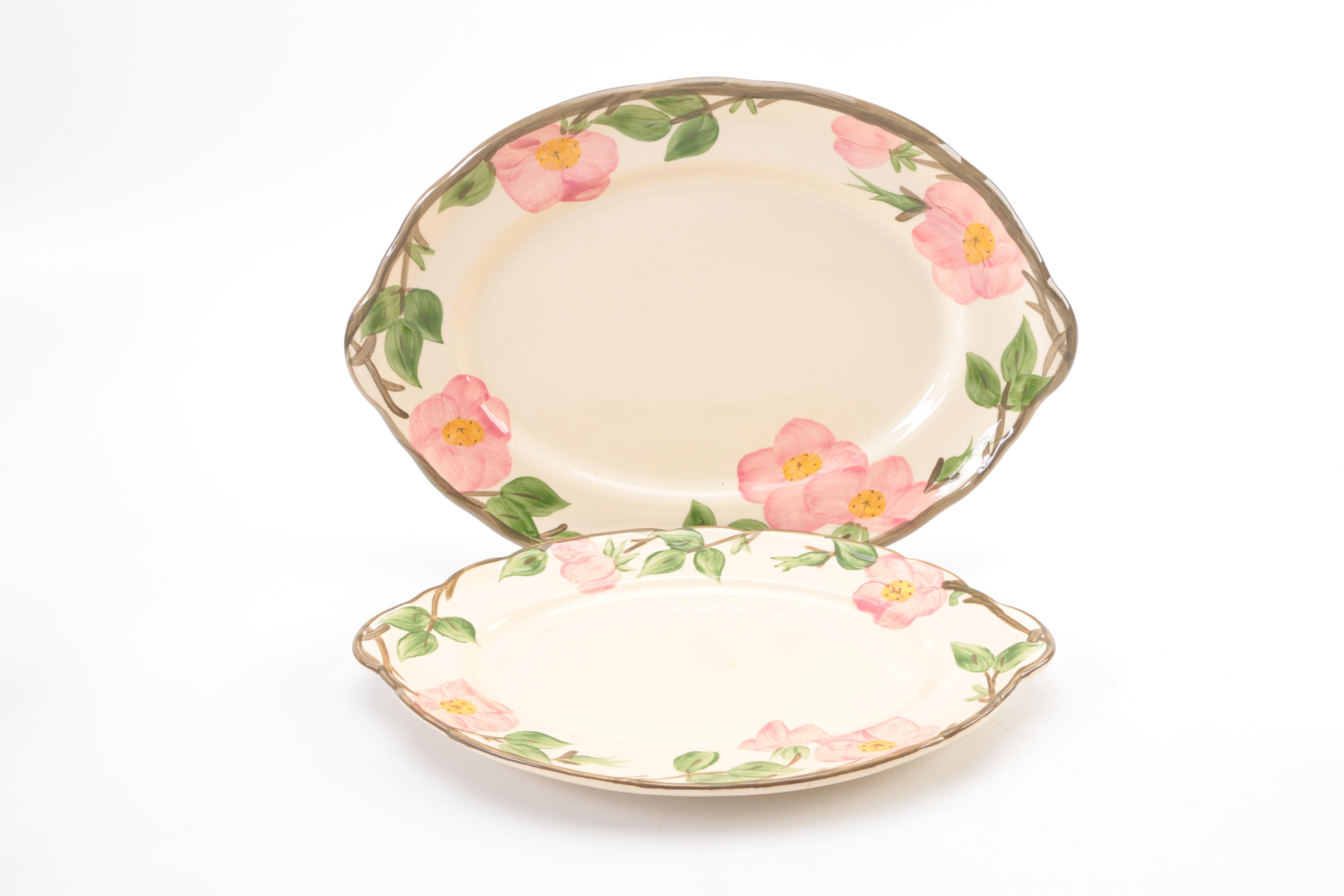 Franciscan "Desert Rose" Dinnerware, Serving Pieces and Glasses