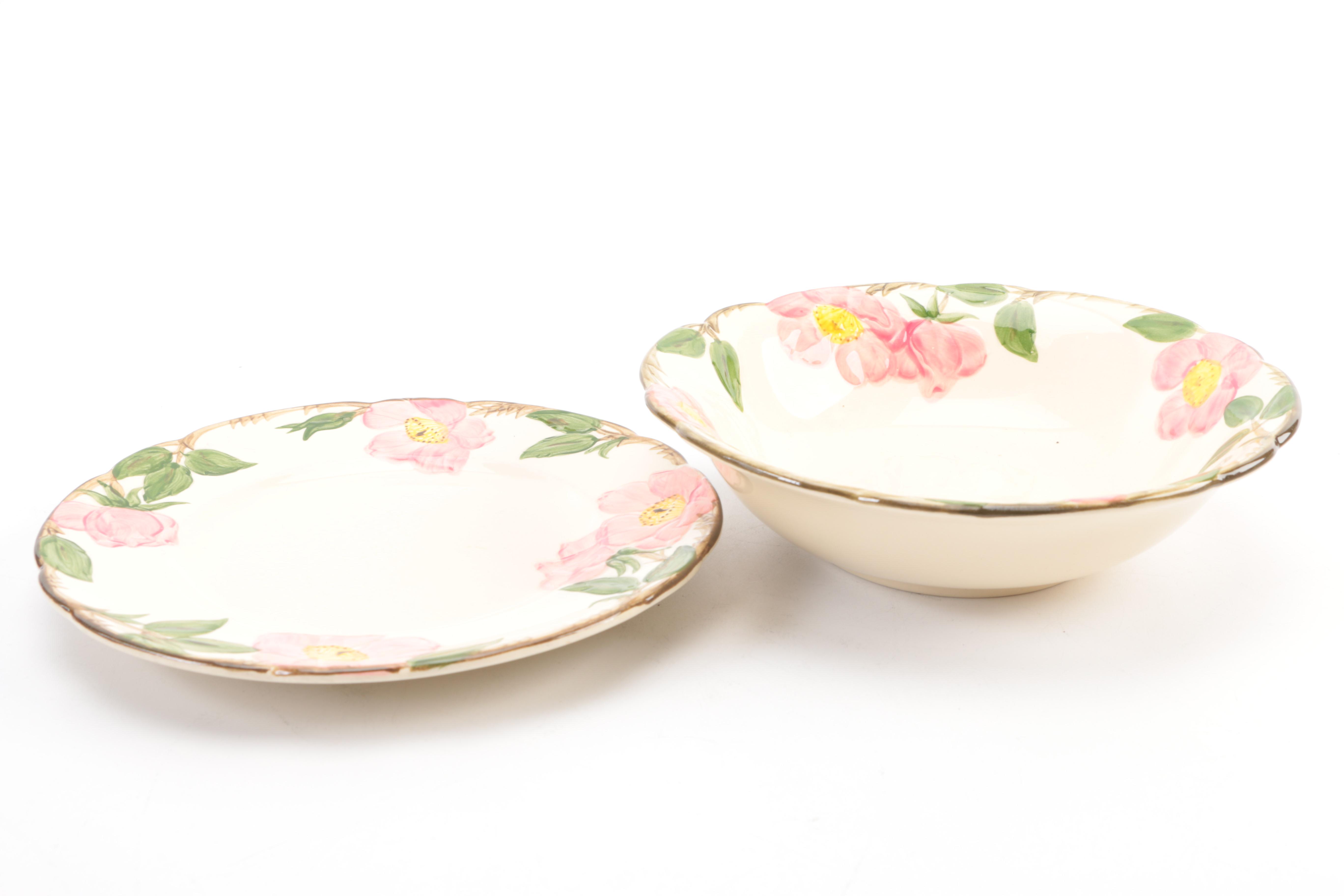 Franciscan "Desert Rose" Dinnerware, Serving Pieces and Glasses