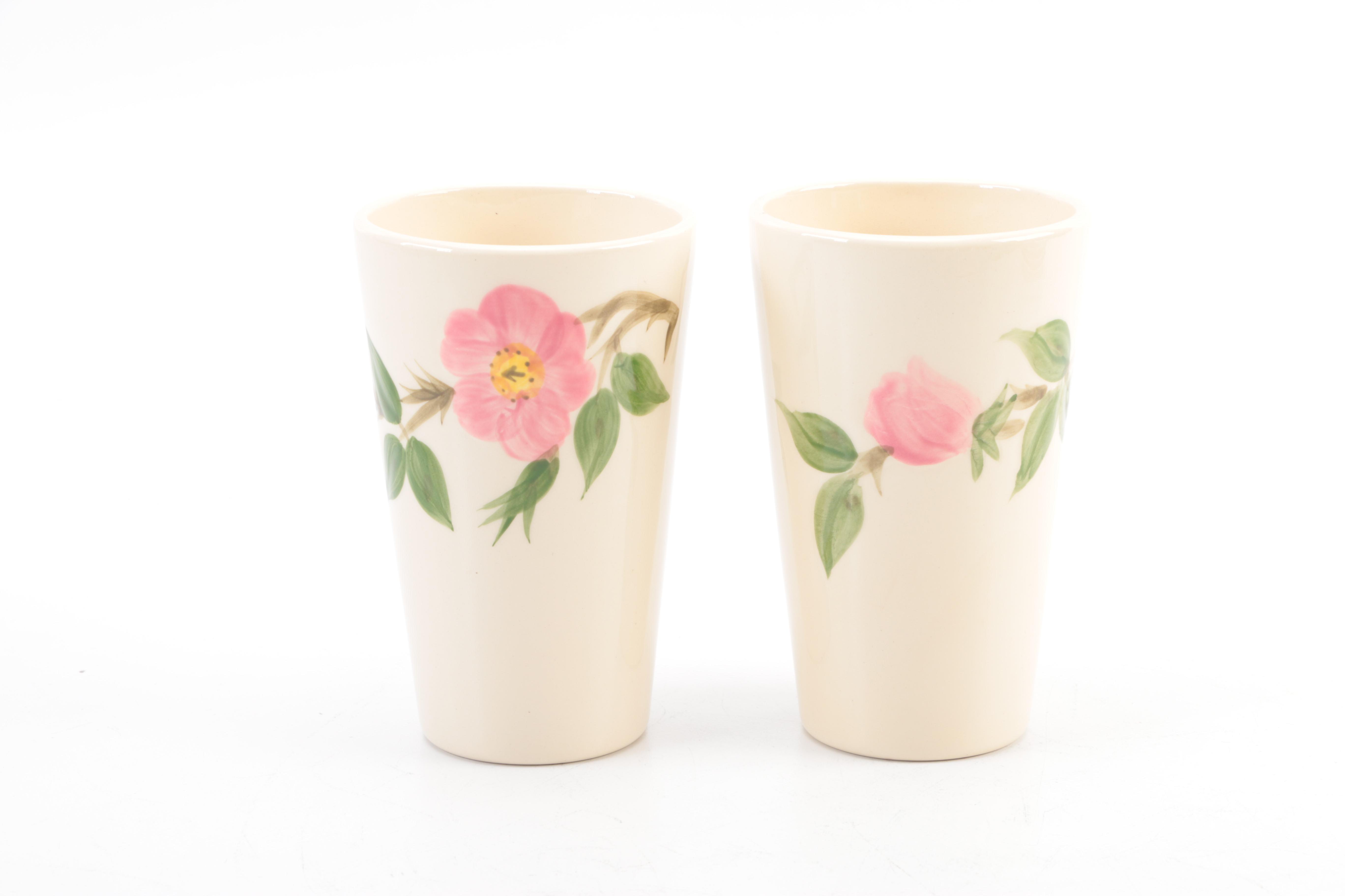 Franciscan "Desert Rose" Dinnerware, Serving Pieces and Glasses