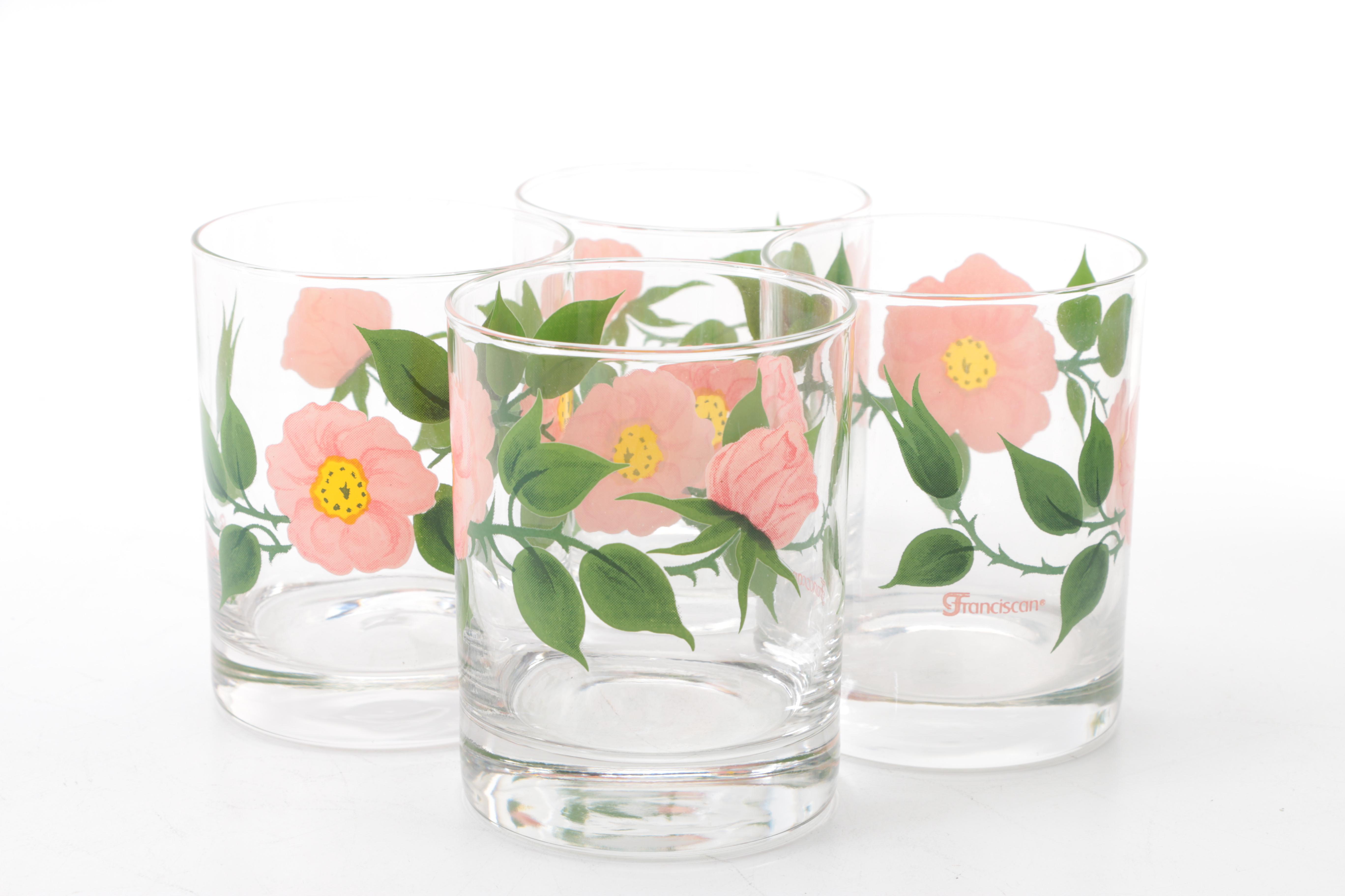 Franciscan "Desert Rose" Dinnerware, Serving Pieces and Glasses