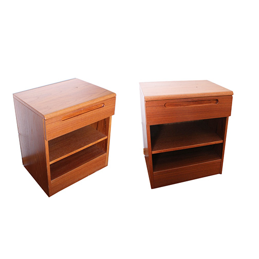 Pair of Danish Modern Nightstands by Jesper International