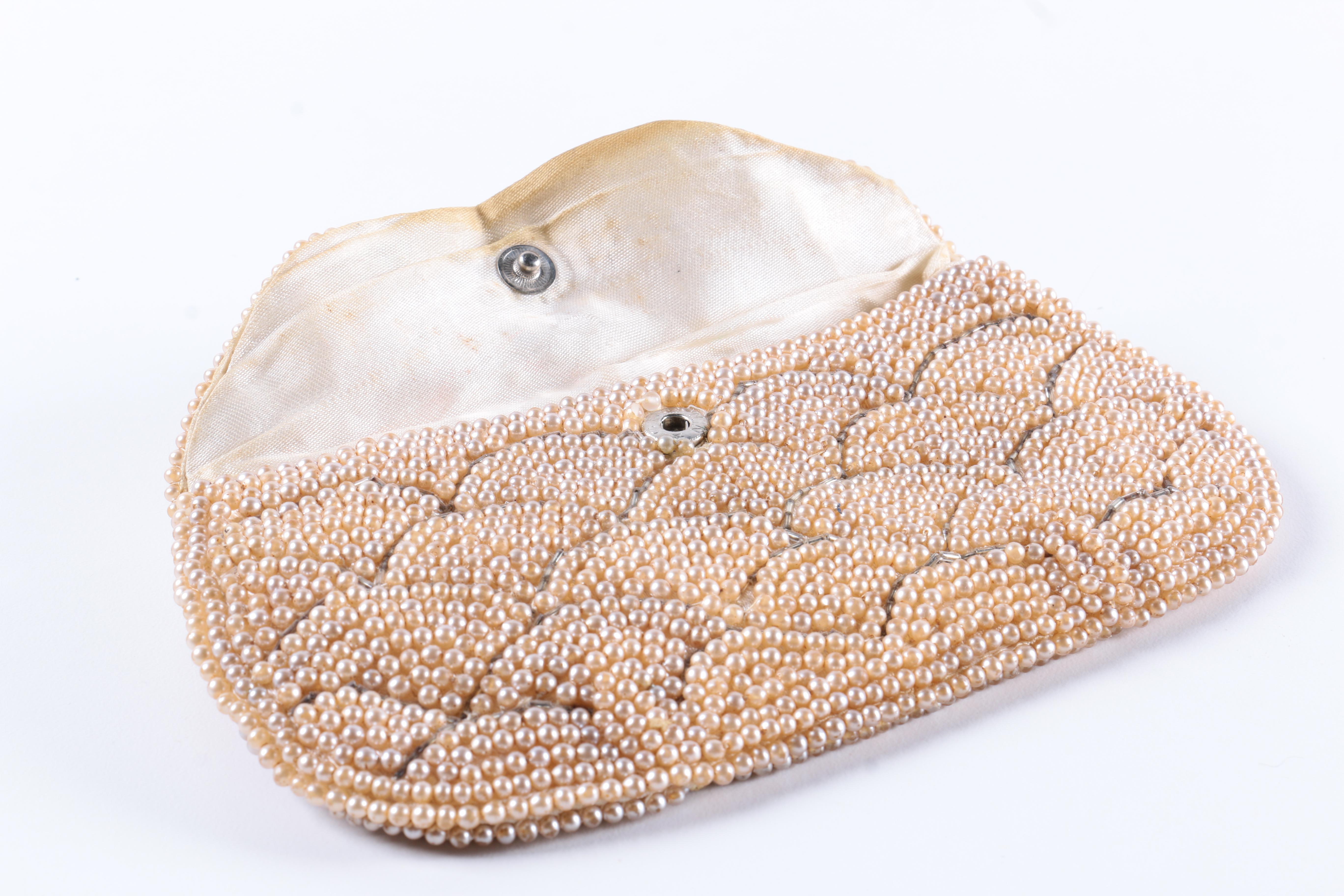 Le Jule Faux Pearl Clutch