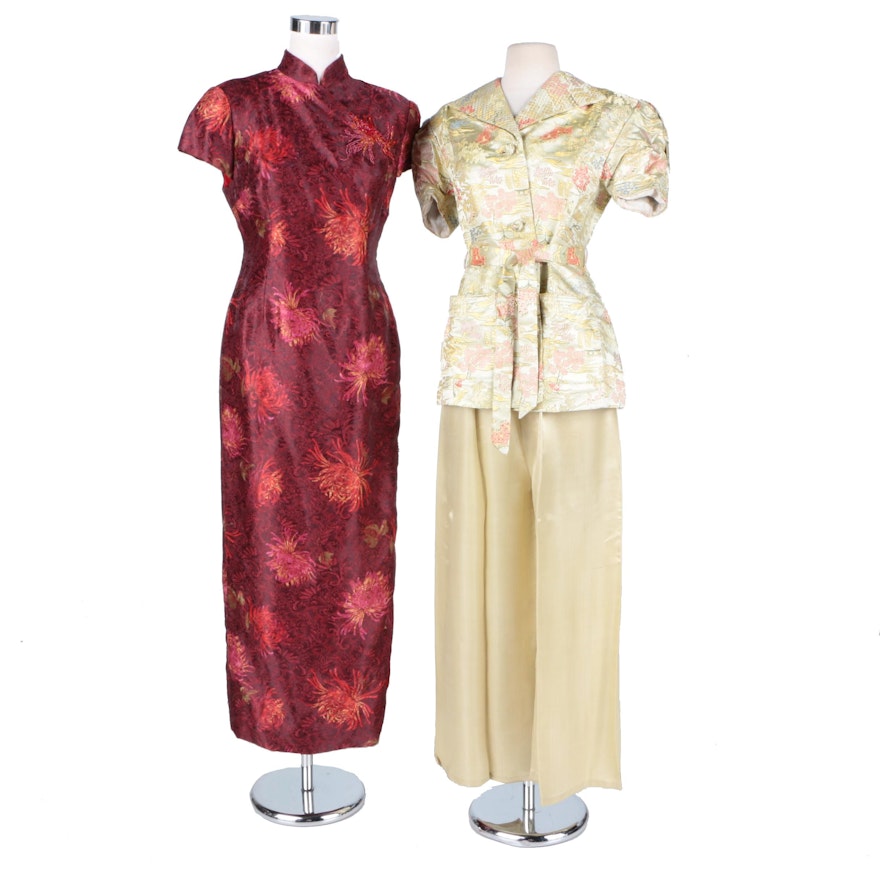 Chinese Inspired Silk Garments