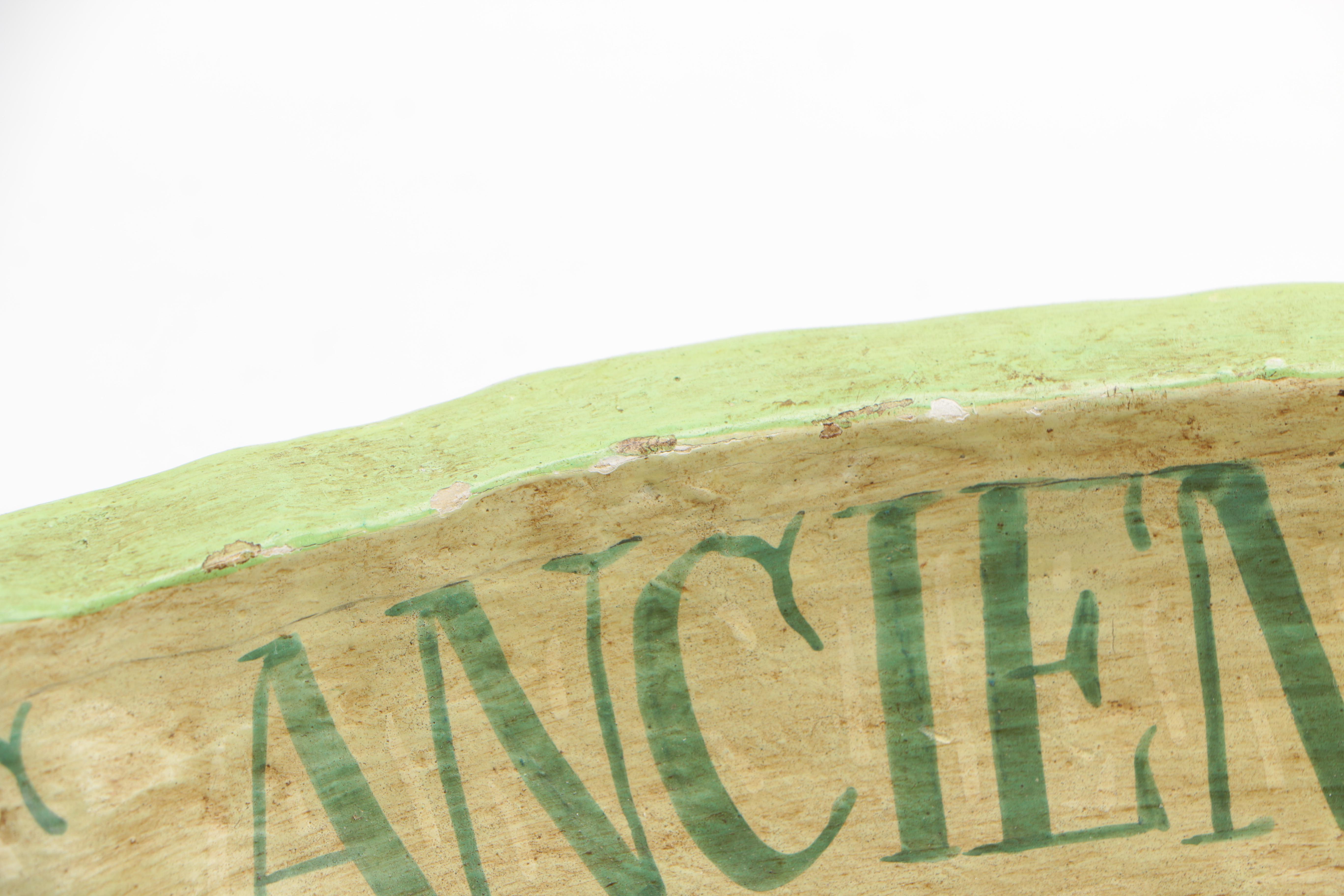 Painted Wooden Bowl Inscribed "Royal Ancient Golf Club St Andrews"