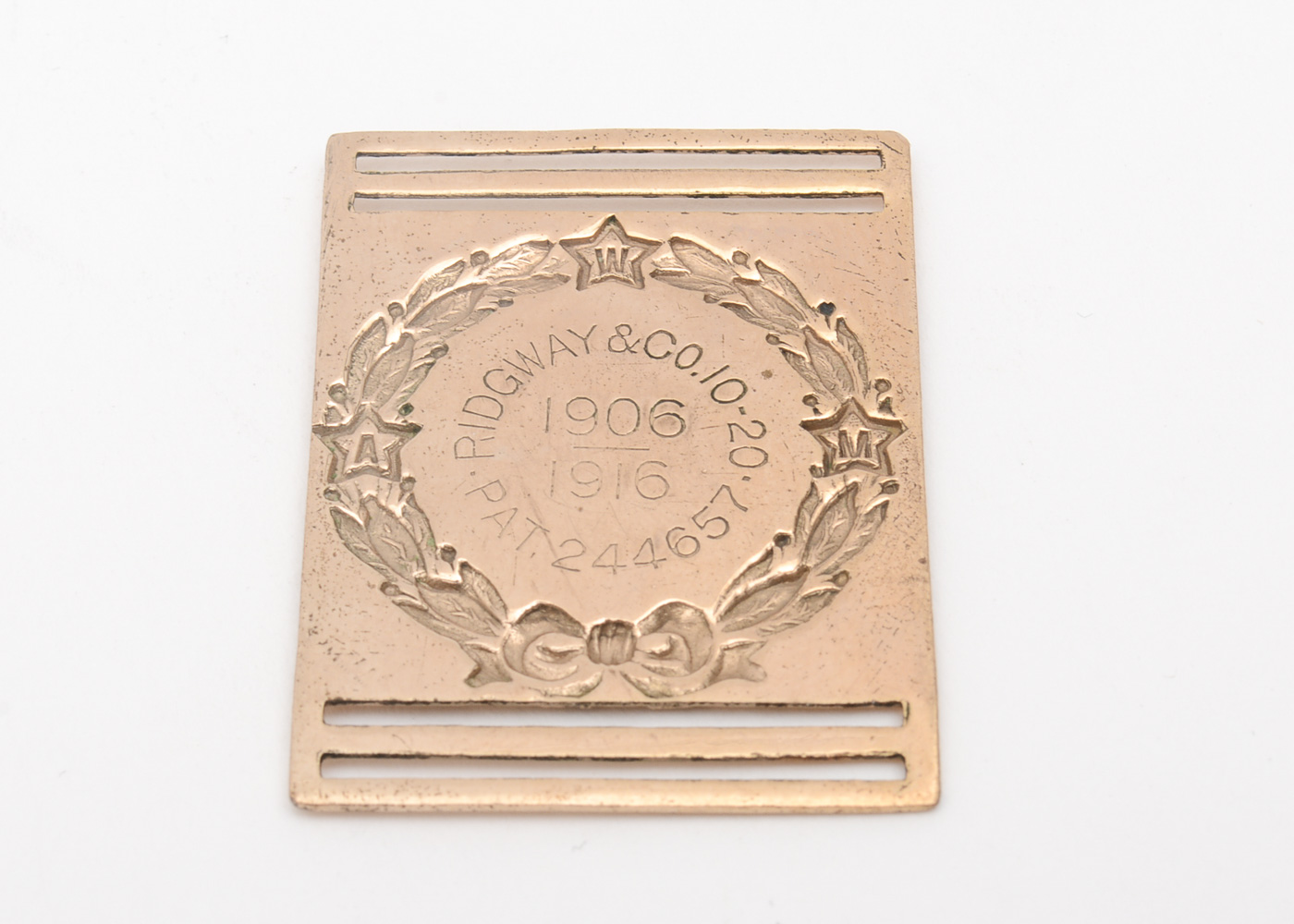 Antique Modern Woodmen of America Buckle