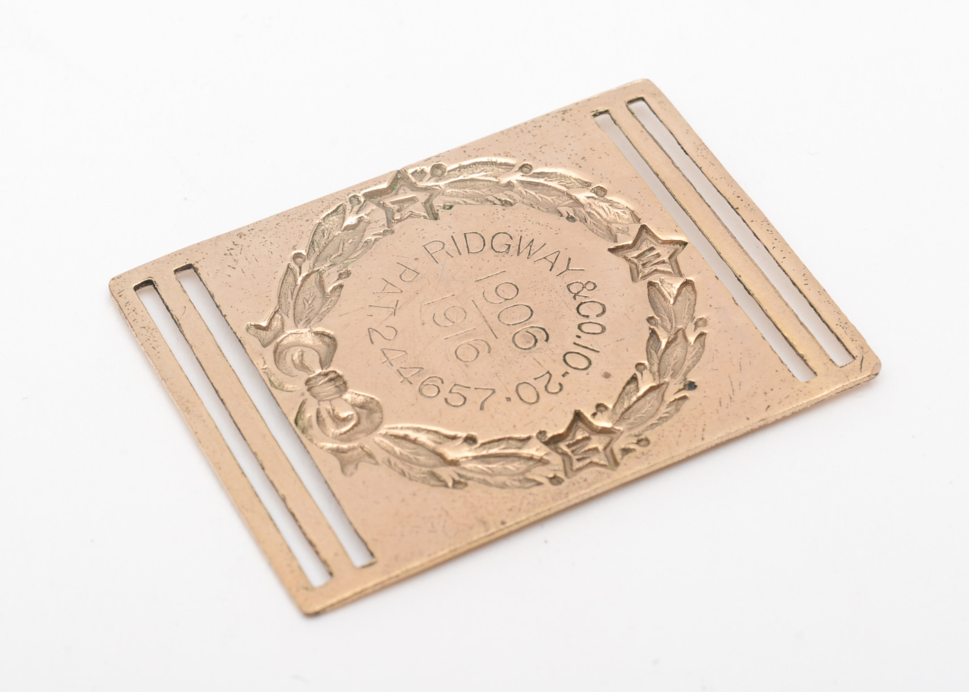 Antique Modern Woodmen of America Buckle