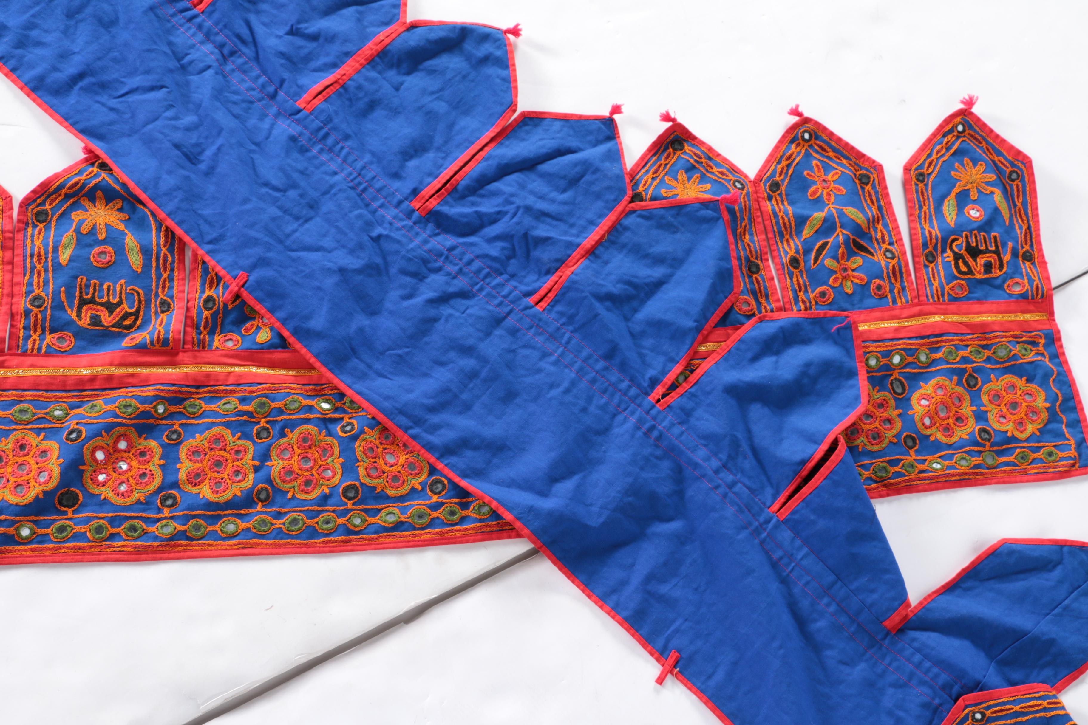 Toran Style Ornamental Embroidered Cloth Hanging