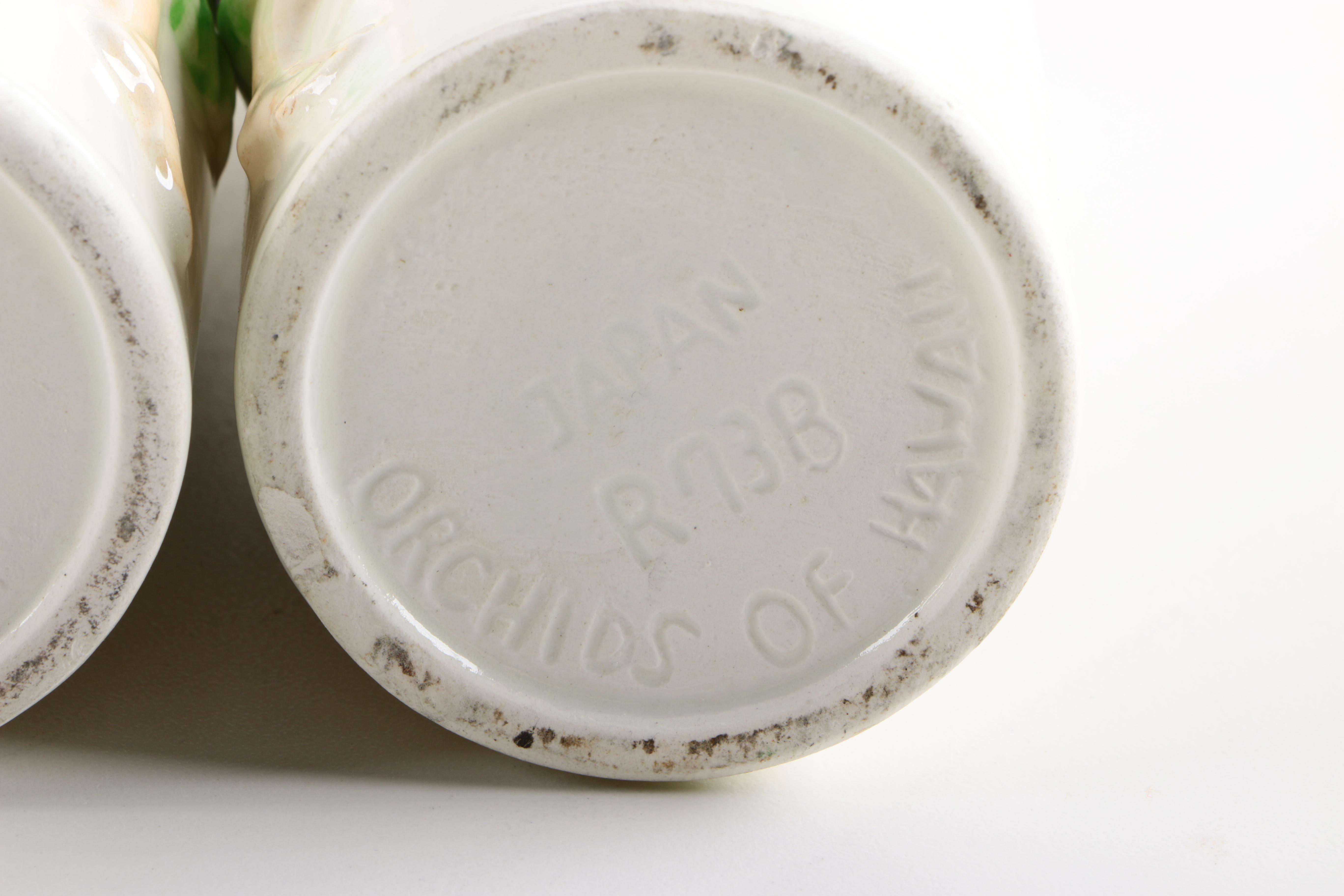 Vintage Ceramic Tiki Cups