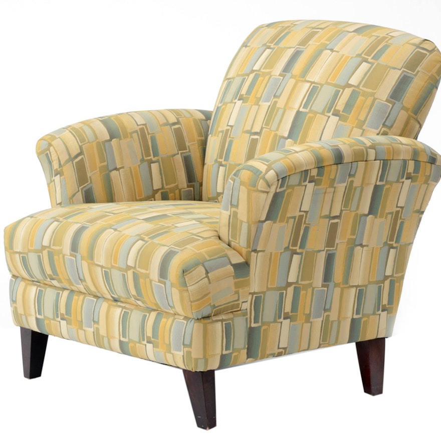 Contemporary Style Upholstered Lounge Chair