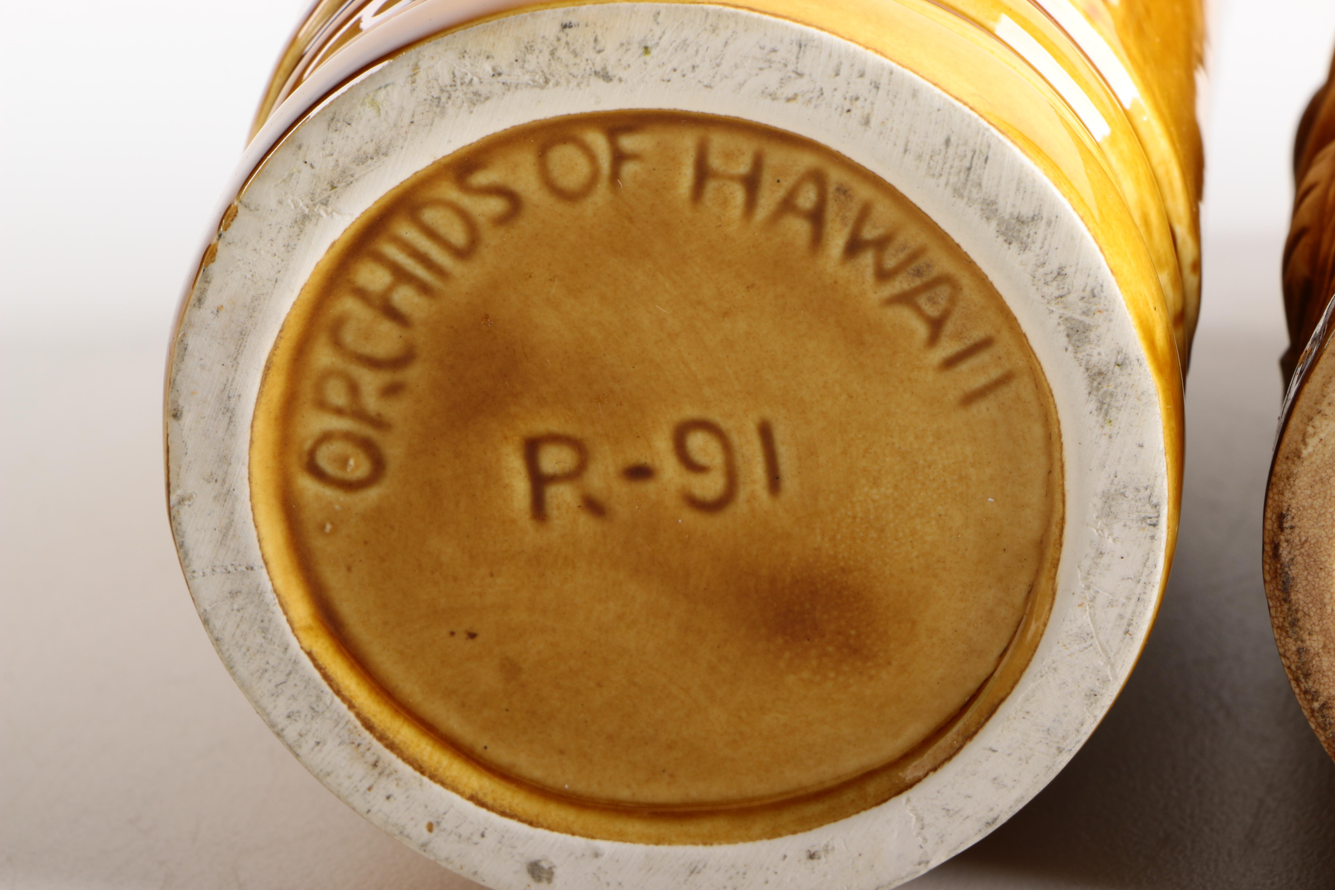 Vintage Ceramic Tiki Cups