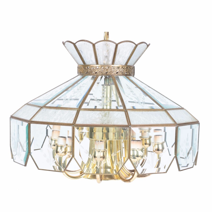 Glass Tiffany Style Hanging Light