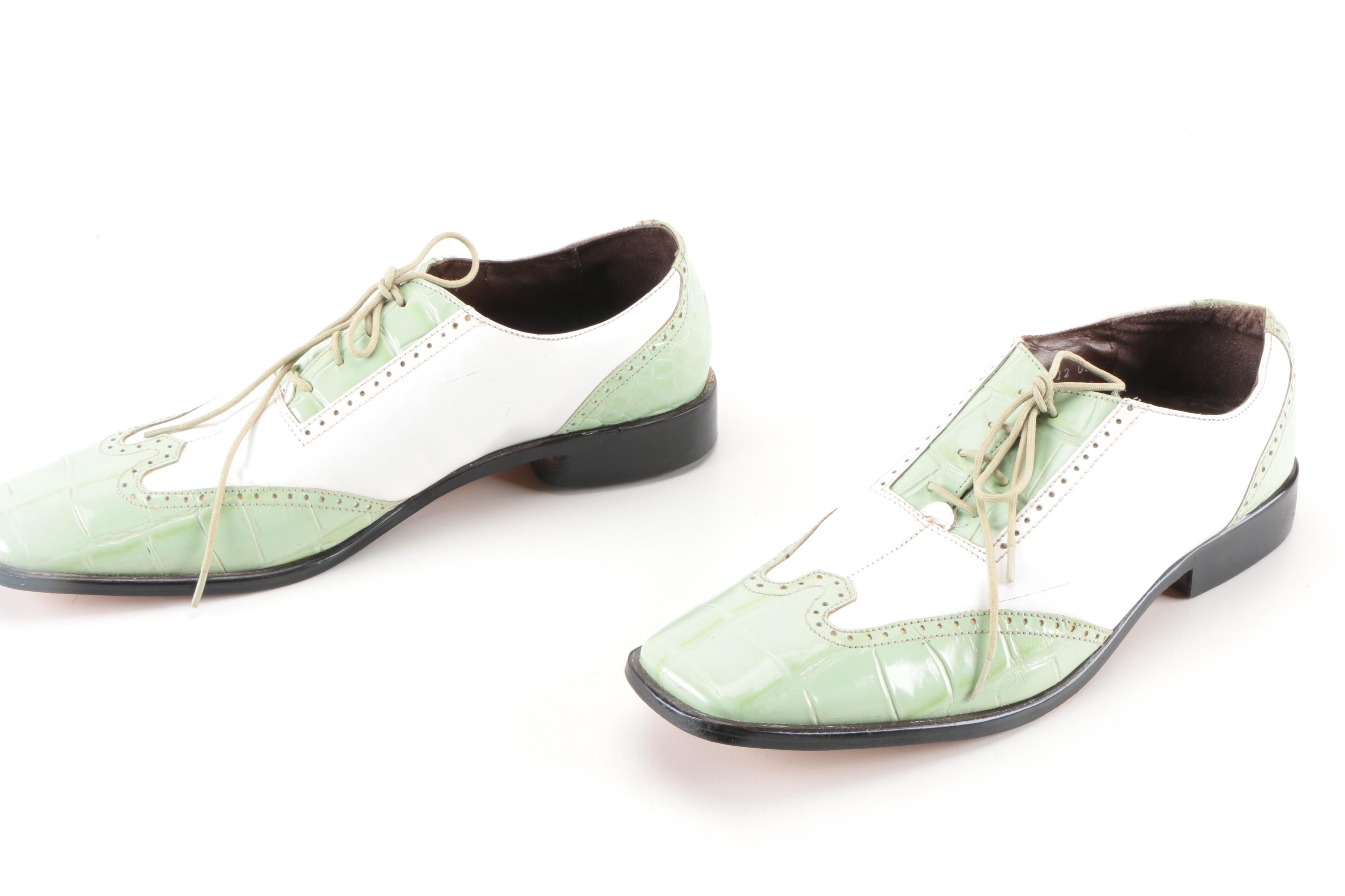 Men's Stacy Adams Embossed Leather Dress Shoes