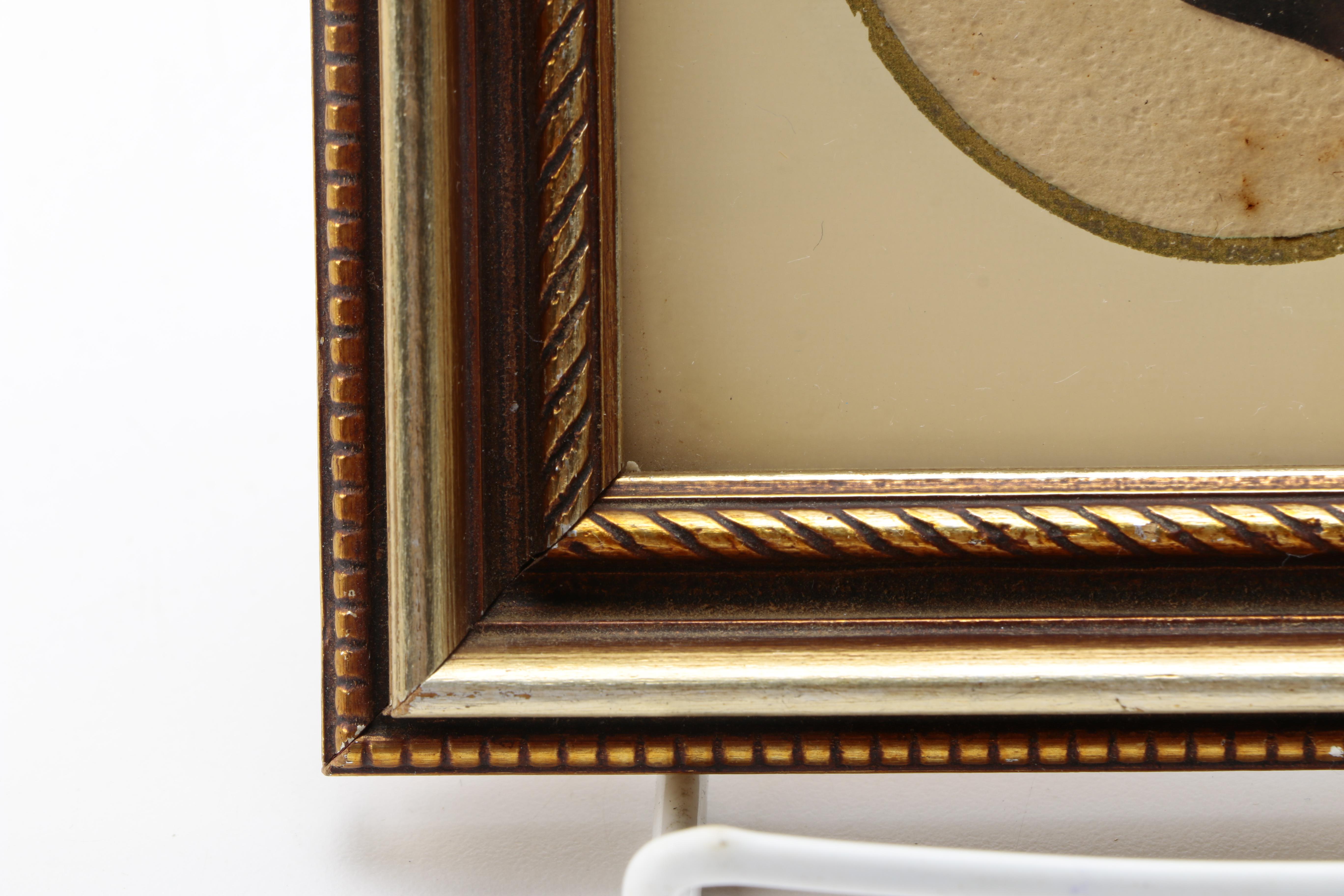 Hand Cut Silhouettes of Mary Todd and Abraham Lincoln