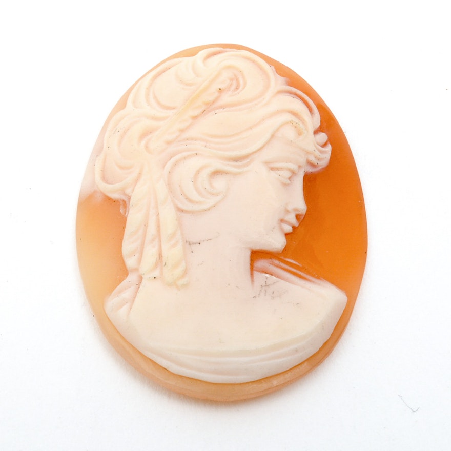 Loose Carved Shell Cameo