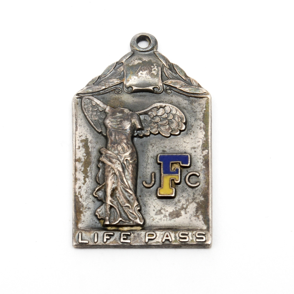 Vintage Sterling Silver Winged Victory of Samothrace Medal