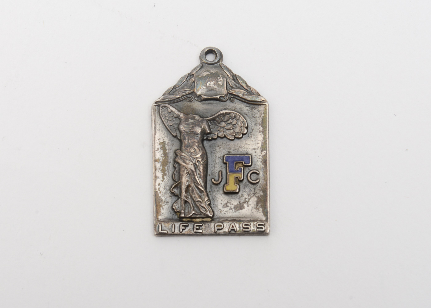 Vintage Sterling Silver Winged Victory of Samothrace Medal