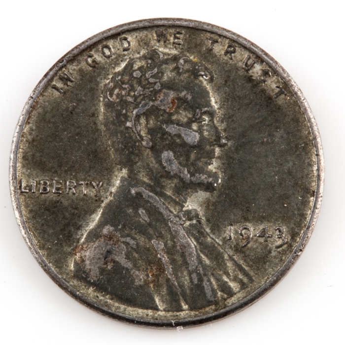 Roll of Fifty WWII Lincoln Steel Cents